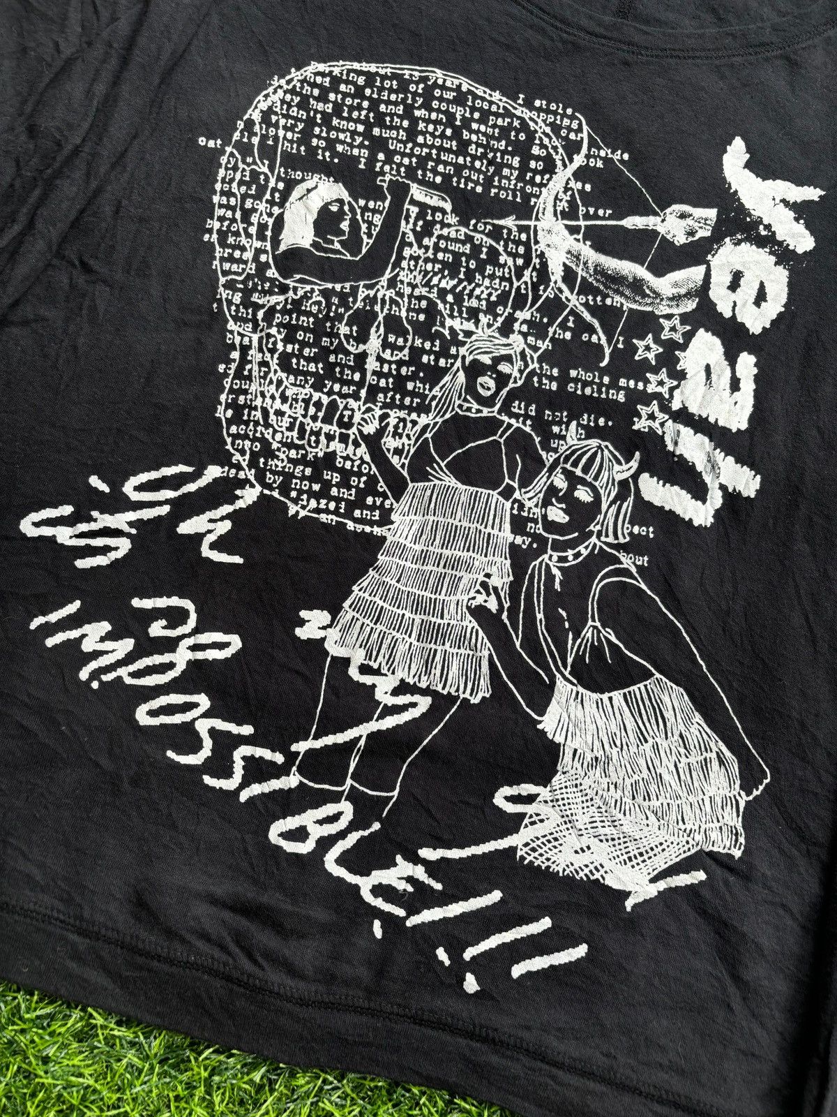 Hysteric Glamour Y2k World Wide Love Ifsix punk Style Longsleeve Size US M / EU 48-50 / 2 - 3 Thumbnail
