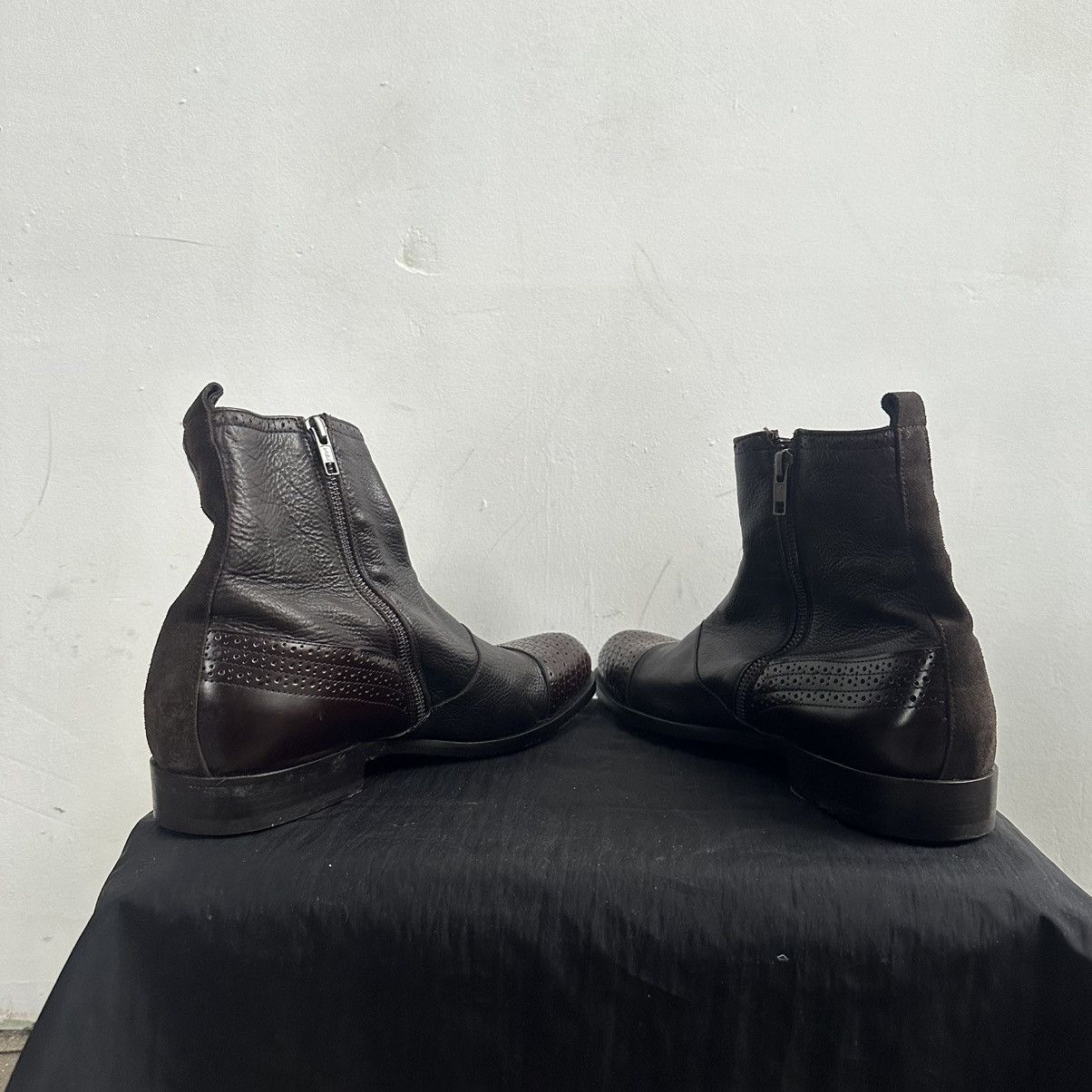 John Galliano 🌱 John Galliano Boots Black Shoes Vintage Size US 8 / EU 41 - 6 Thumbnail