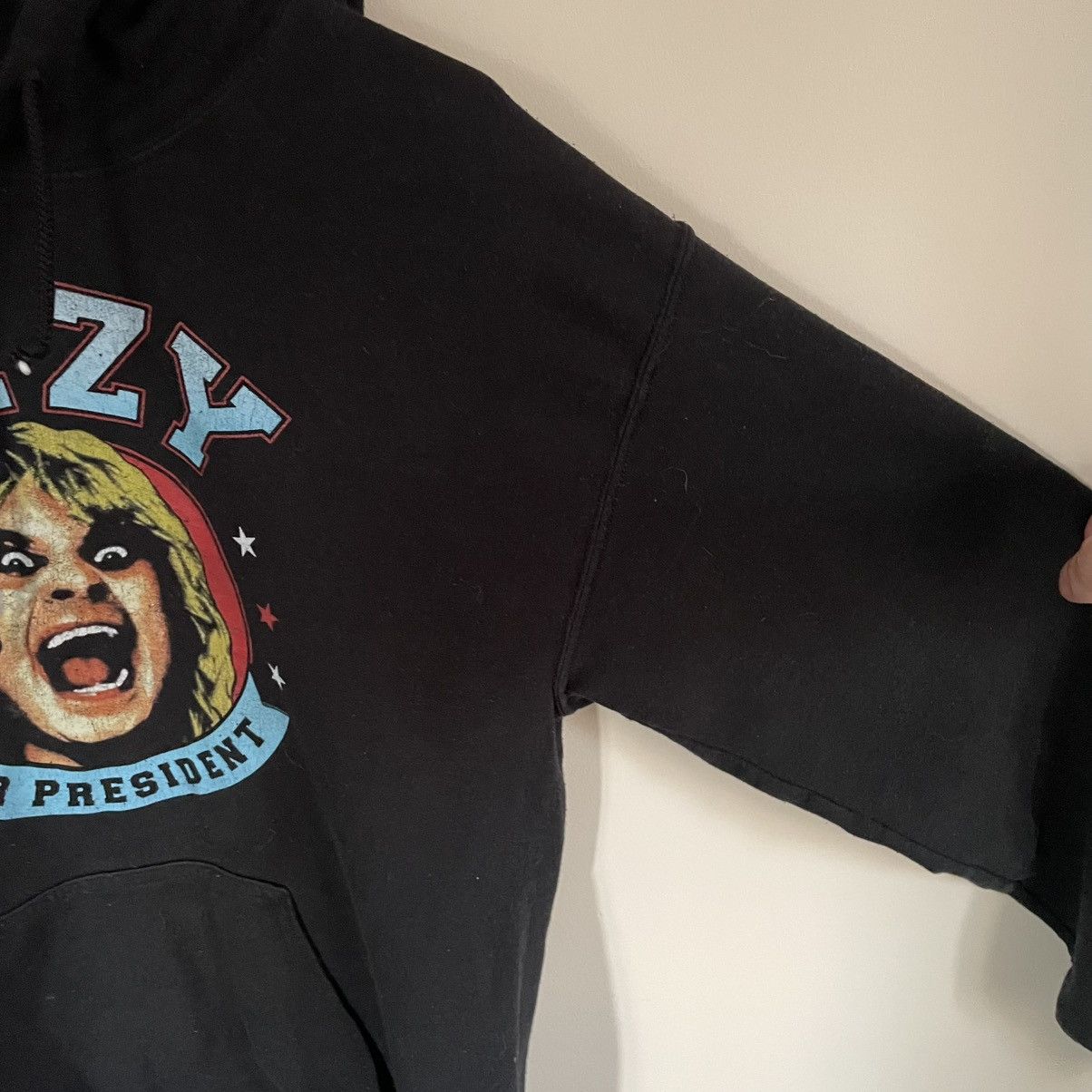 Ozzy Osbourne OZZY OSBOURNE HOODIES FOR PRESIDENT MEDIUM BAND ROCK Size US M / EU 48-50 / 2 - 5 Thumbnail