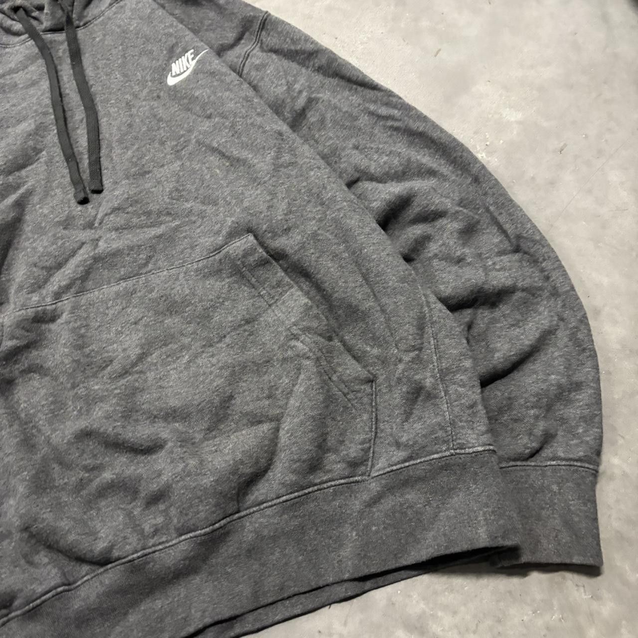 Nike × Vintage Crazy Vintage Y2K/2000s Grey Nike Streetwear Essential Hoodie! Size US M / EU 48-50 / 2 - 4 Thumbnail