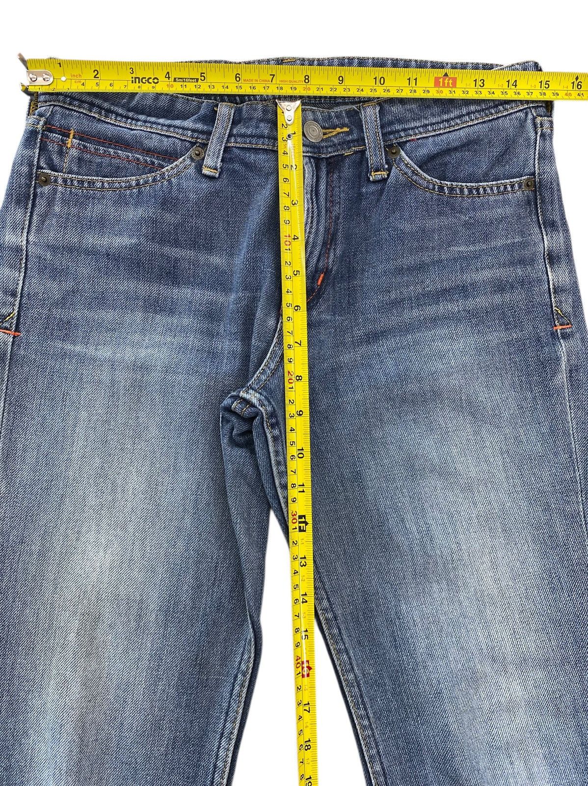 Japanese Brand Japanese Brand Whiskered Faded Wash Flare Style Size US 30 / EU 46 - 6 Thumbnail