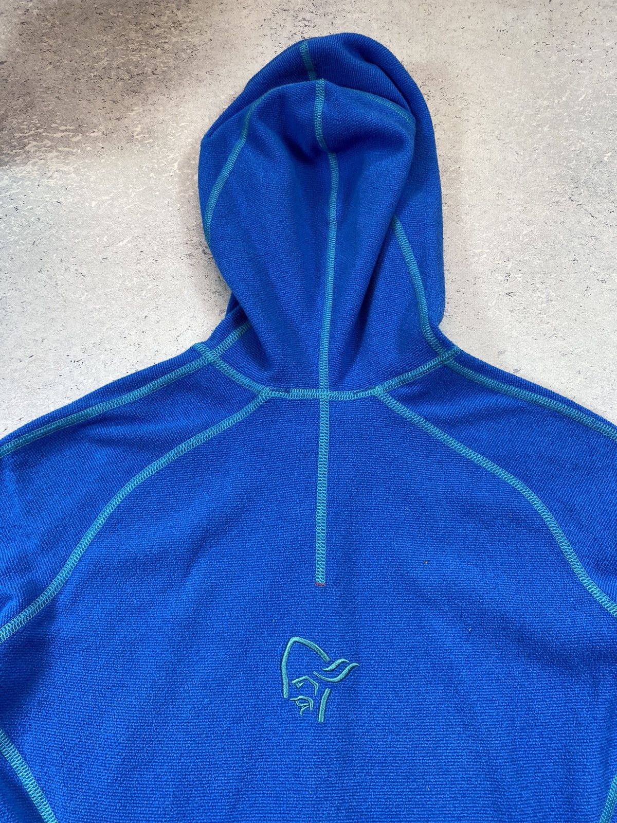Norrona Norrona Polartec Blue Full Zip Hood Size Small Size US S / EU 44-46 / 1 - 7 Thumbnail