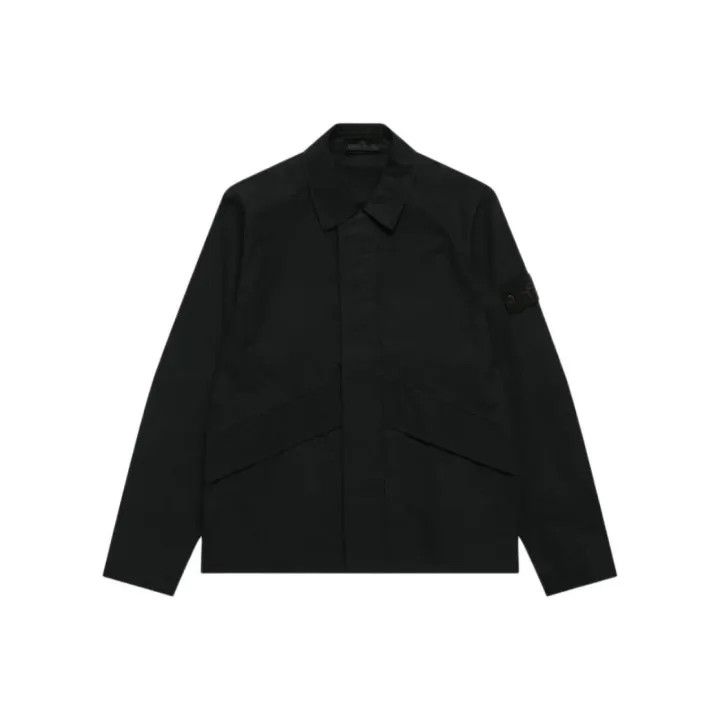 Stone Island Stone Island Black Zipper Long Sleeve Jacket Size US XL / EU 56 / 4 - 1 Thumbnail