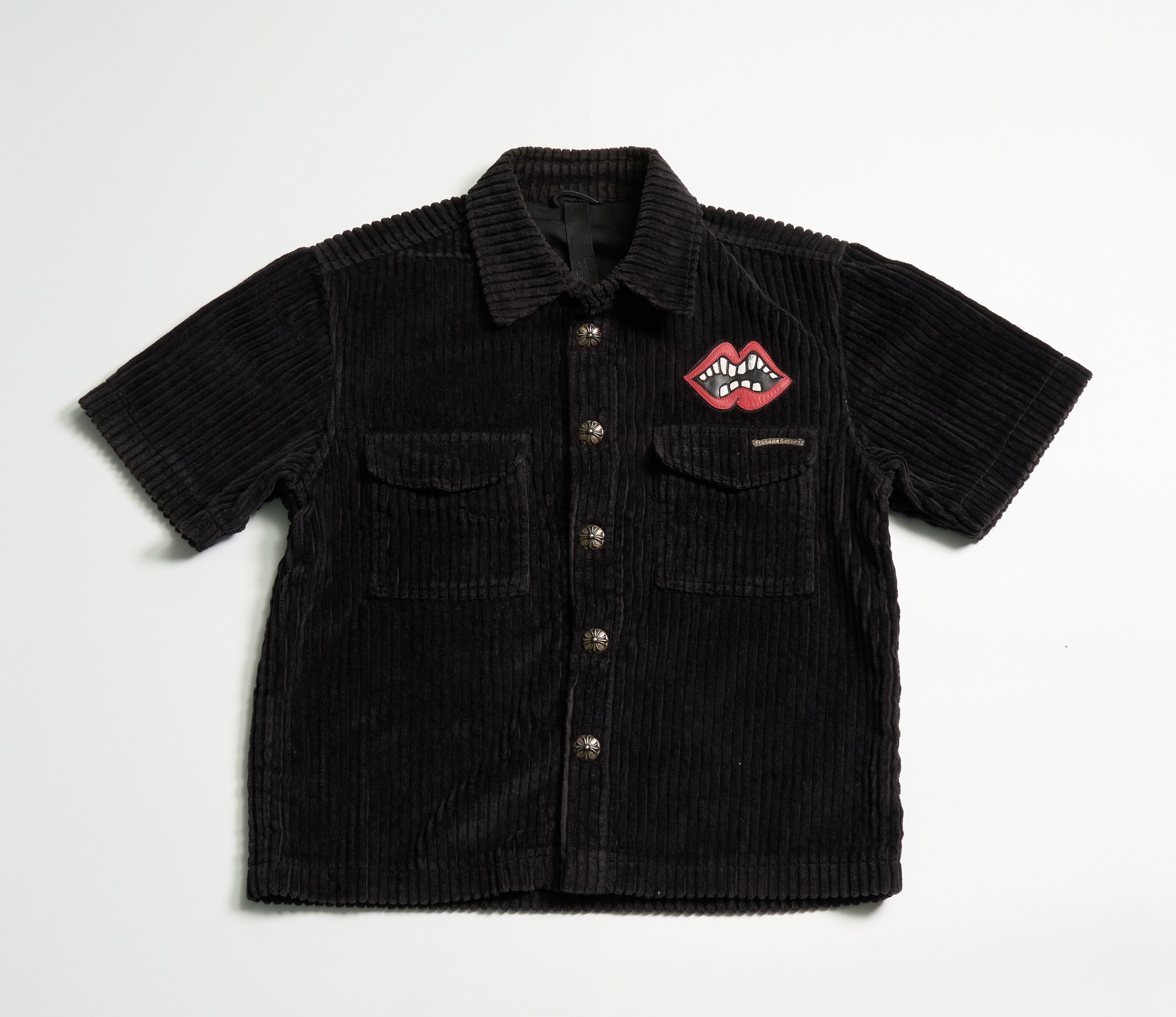 Chrome Hearts Matty Boy Chomper Polo Shirt Black Men's - US