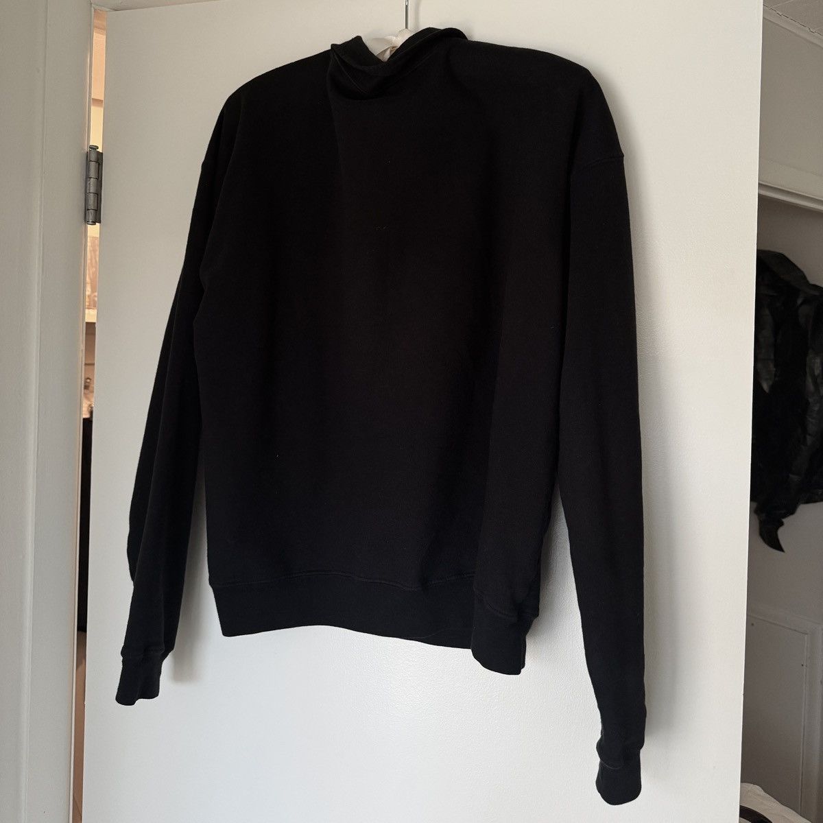 Monitaly Black quarter zip cotton pullover Size US S / EU 44-46 / 1 - 4 Thumbnail