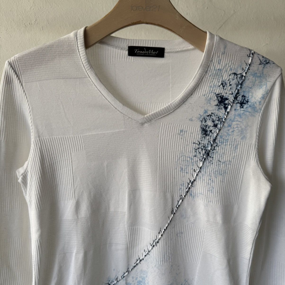 If Six Was Nine VINTAGE TORNADO MART RIBBED ICE SPLASH THUNDER LONG-SLEEVE Size US M / EU 48-50 / 2 - 5 Thumbnail