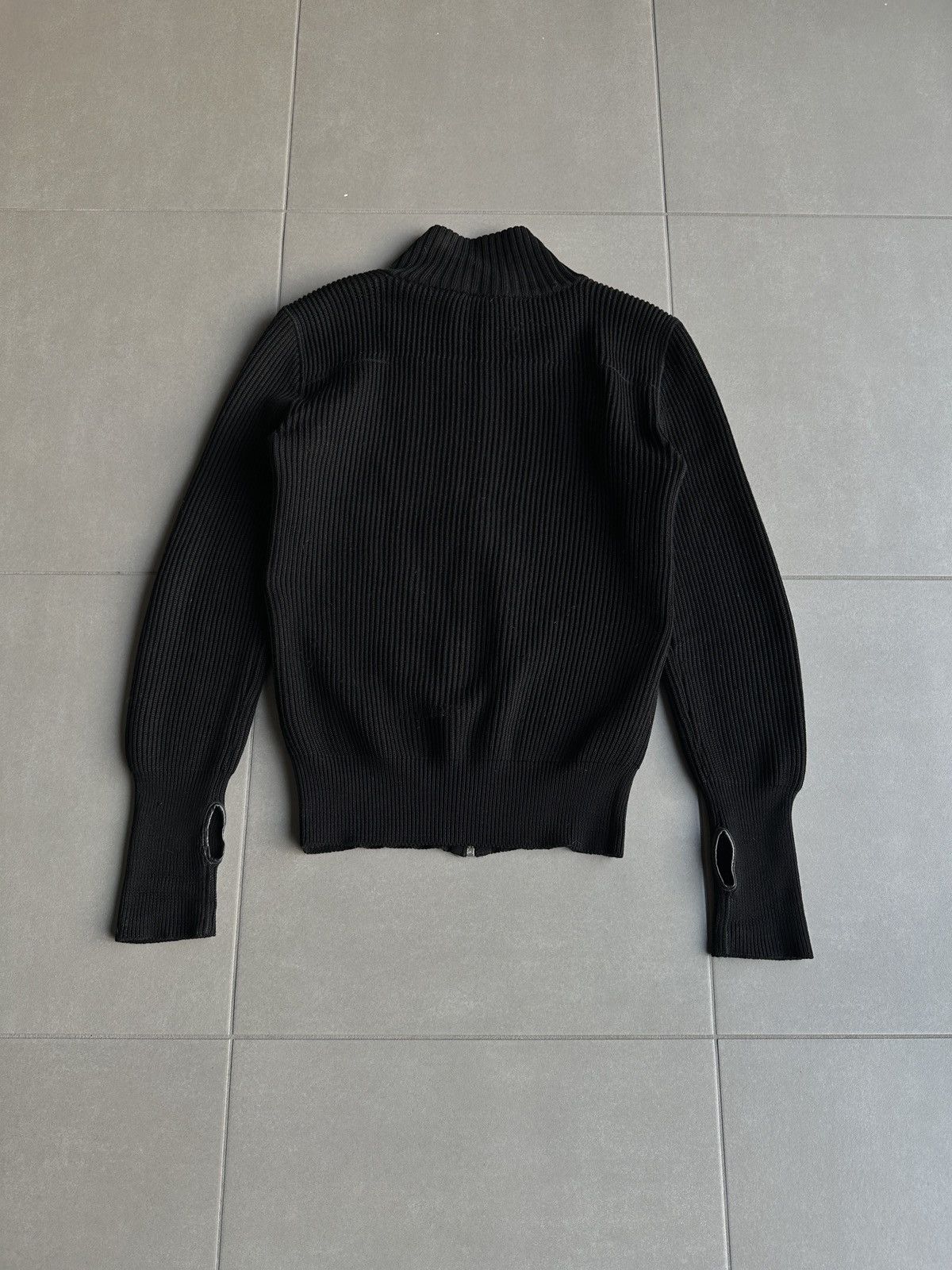 Dior × Hedi Slimane Dior Homme AW07 “Navigate” thumb hole diver knit sweater Size US S / EU 44-46 / 1 - 11 Thumbnail