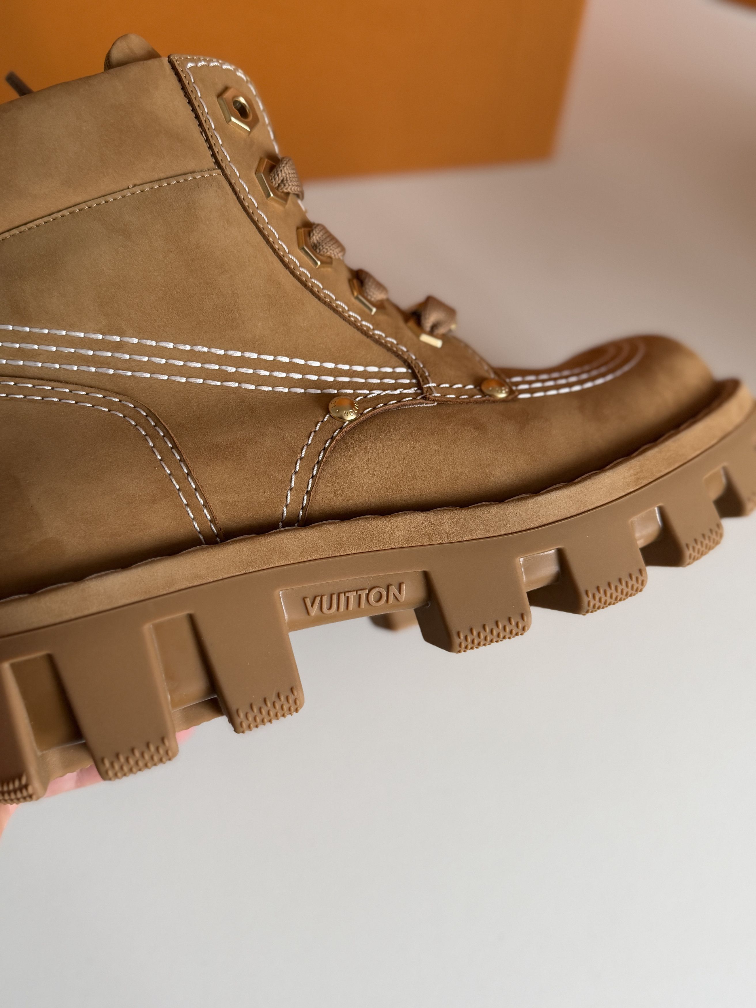 Louis Vuitton LV Checker Ankle Boot | size 8lv Size US 8 / EU 41 - 14 Thumbnail