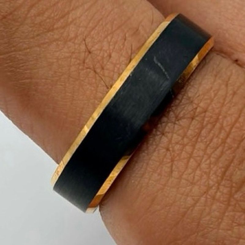 Other Black & Gold Men’s Ring Size ONE SIZE - 2 Thumbnail