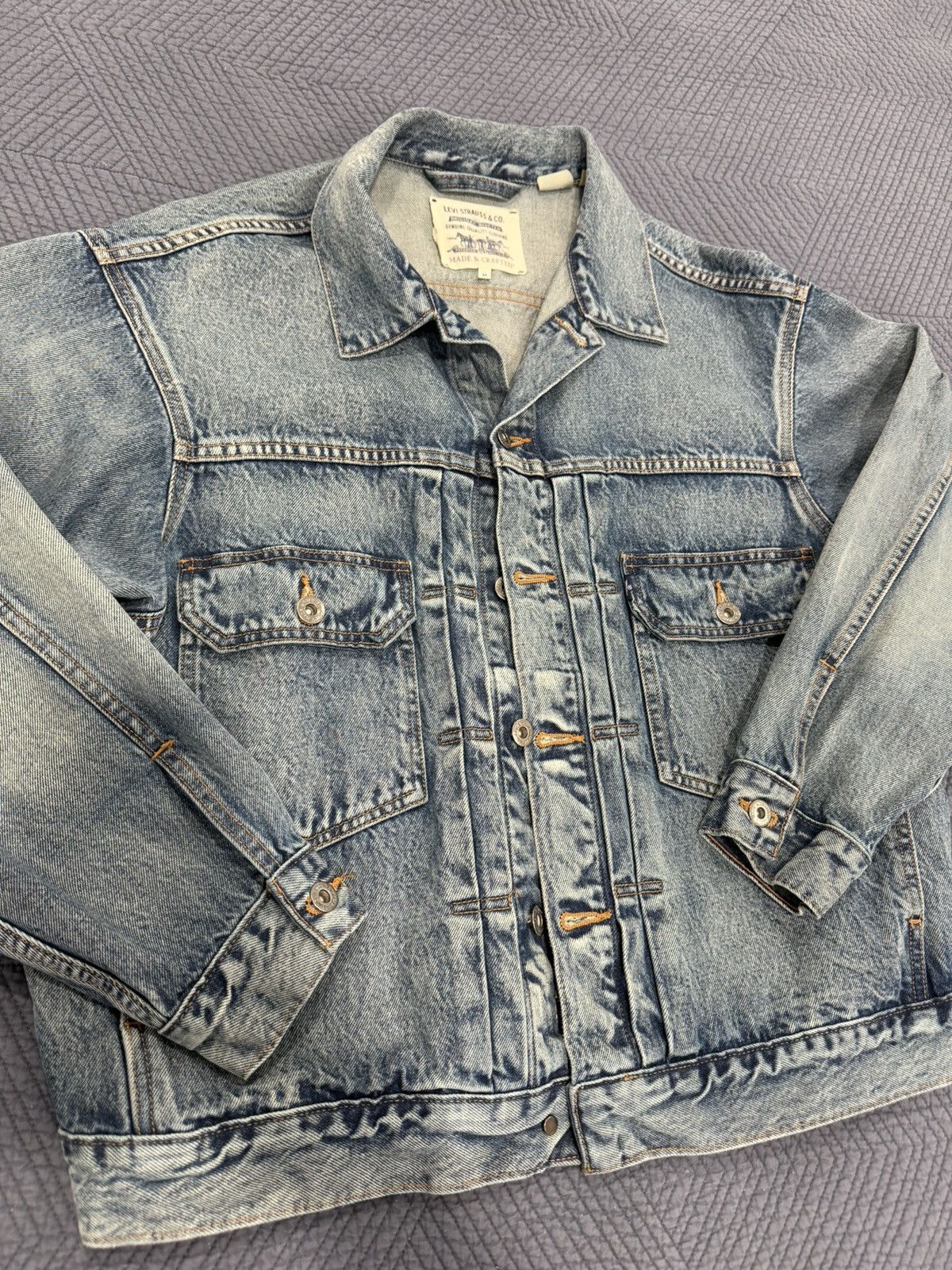 Levi's Made & Crafted Levi’s Made and Crafted Type 2 Denim Jacket Blue Size US M / EU 48-50 / 2 - 2 Thumbnail