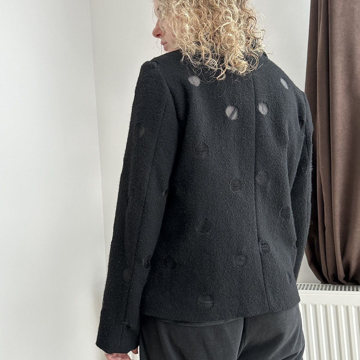 Comme des Garcons Comme Des Garçons Wool Holed Jacket Blazer Size M / US 6-8 / IT 42-44 - 14 Thumbnail