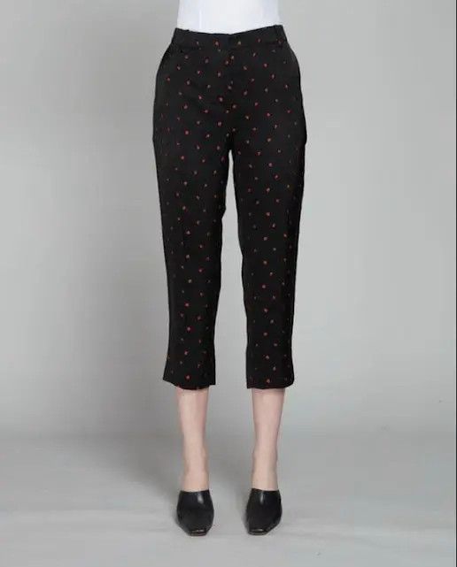 Marni o1w1db10824 Cotton Pants in Black Size 34" / US 12 / IT 48 - 1 Preview