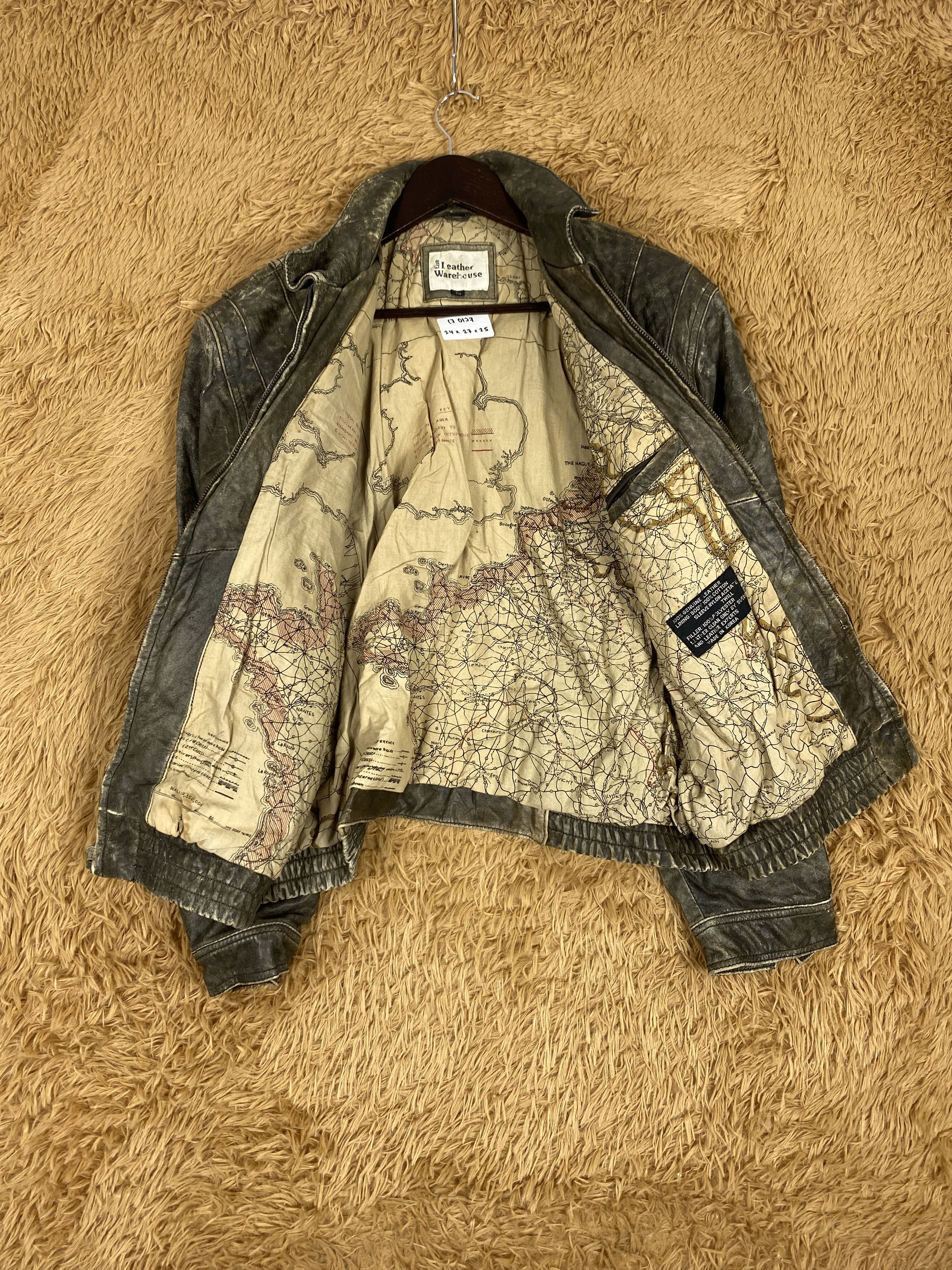 Vintage Vintage Leather Warehouse Jacket Size US M / EU 48-50 / 2 - 6 Thumbnail