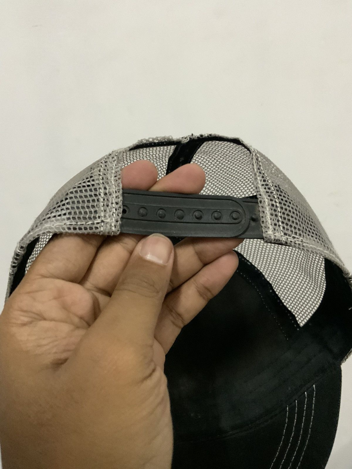 Japanese Brand Blue Cross Skull Trucker Hat Size ONE SIZE - 9 Thumbnail
