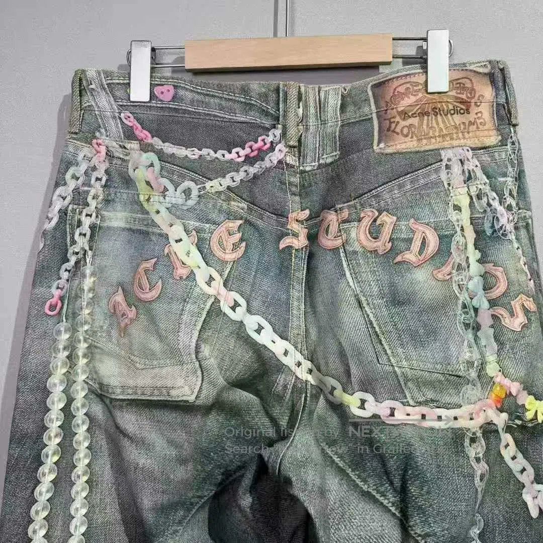 Acne Studios acne studios ss25 3d chain print pants. Size US 38 / EU 54 - 4 Thumbnail