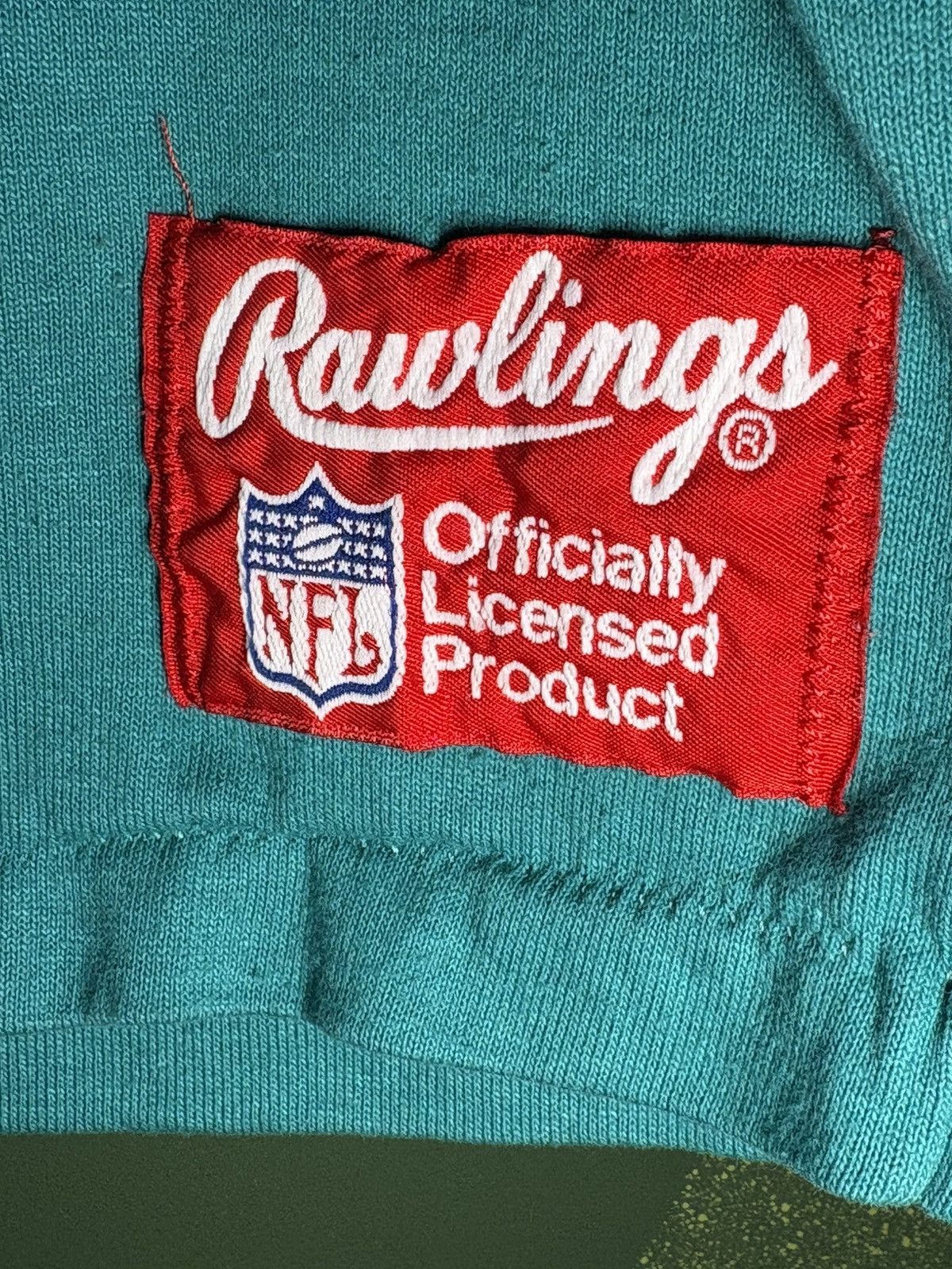 NFL Miami Dolphins vintage Rawlings cotton blend jersey sz Small Size US S / EU 44-46 / 1 - 9 Thumbnail