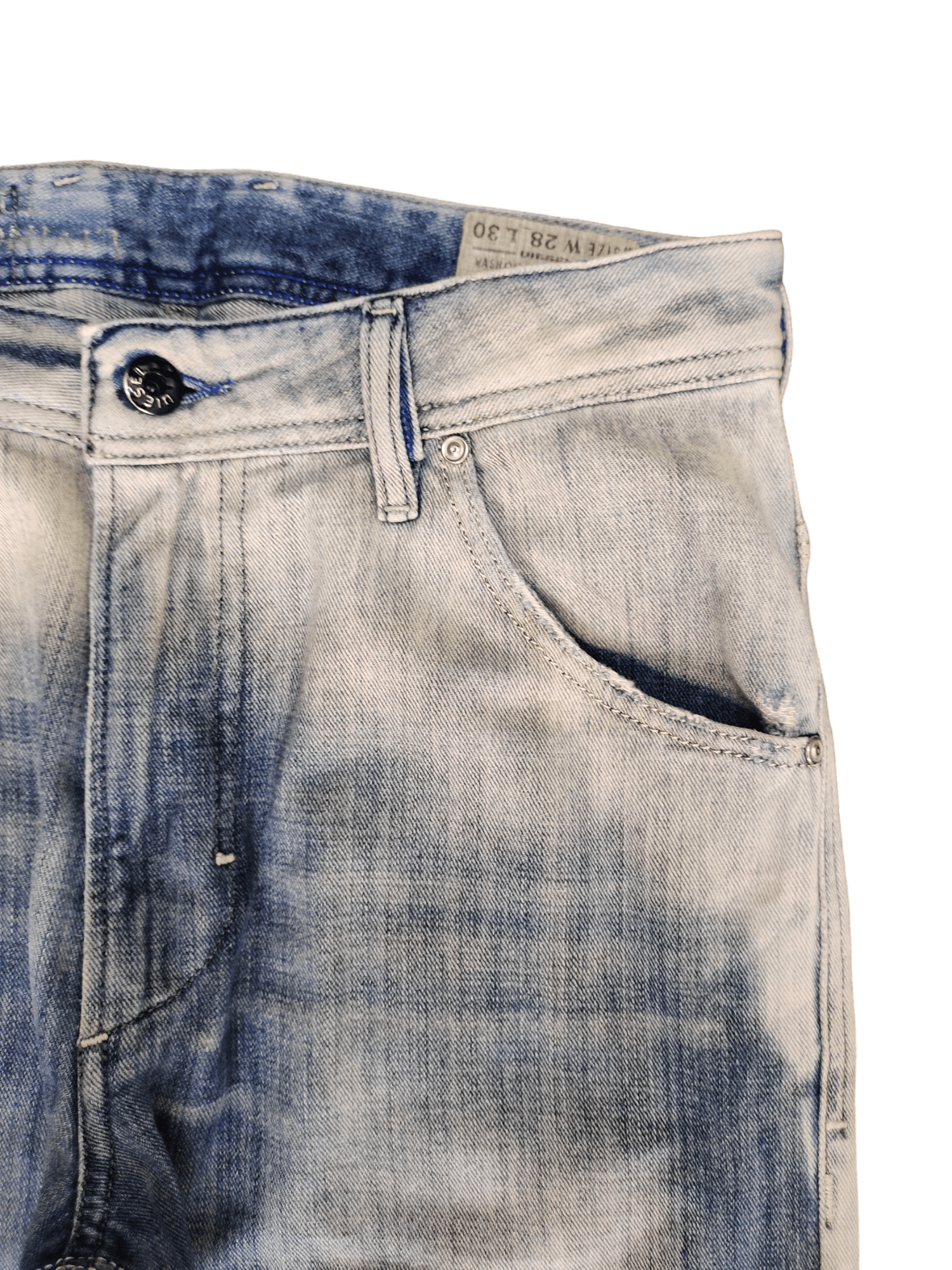 Diesel Vintage Y2k Diesel Krooley Regular Slim Carrot Denim Pants Size US 29 - 3 Thumbnail
