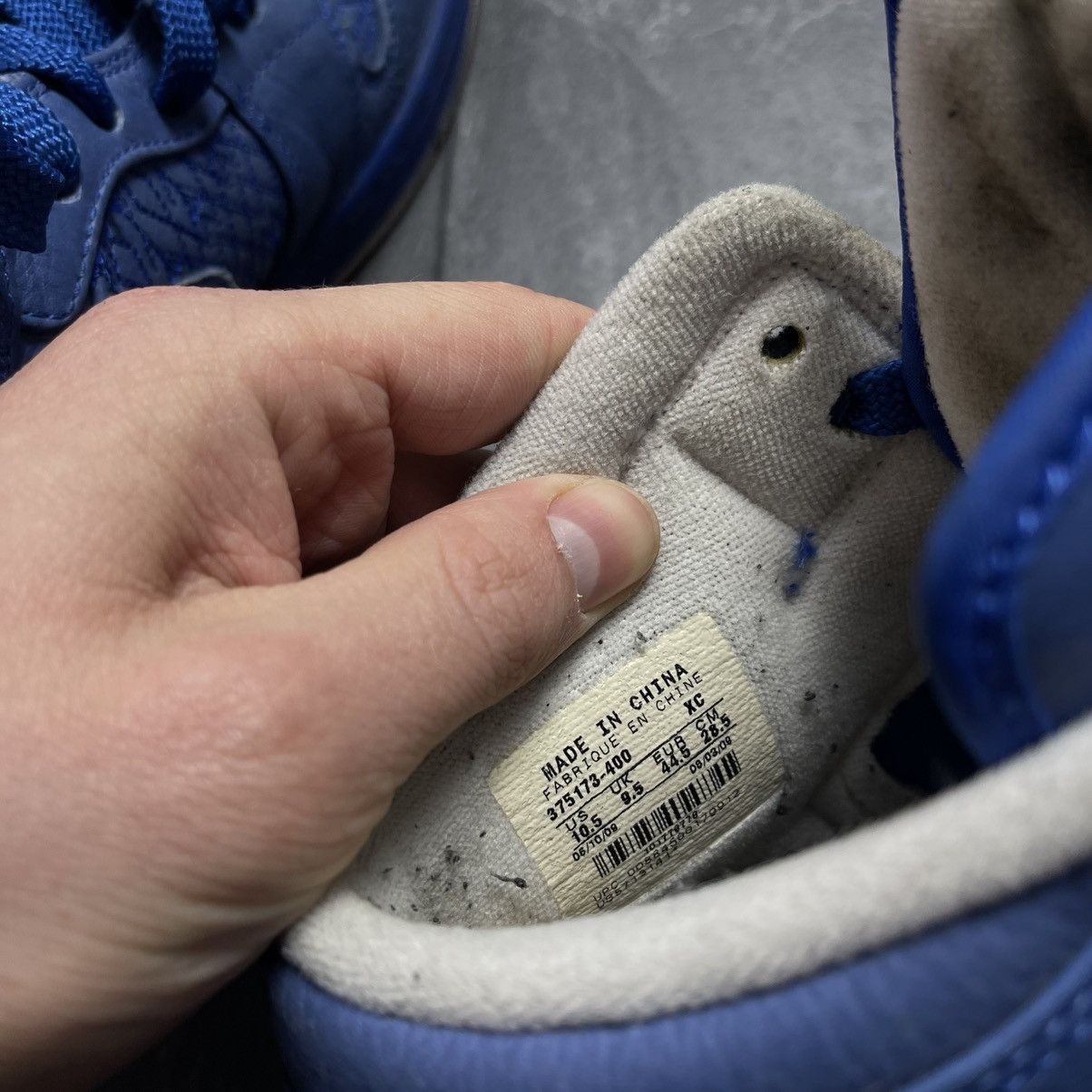 Jordan Brand Vintage air Jordan 1 retro phat premier varsity royal Size US 10.5 / EU 43-44 - 16 Thumbnail