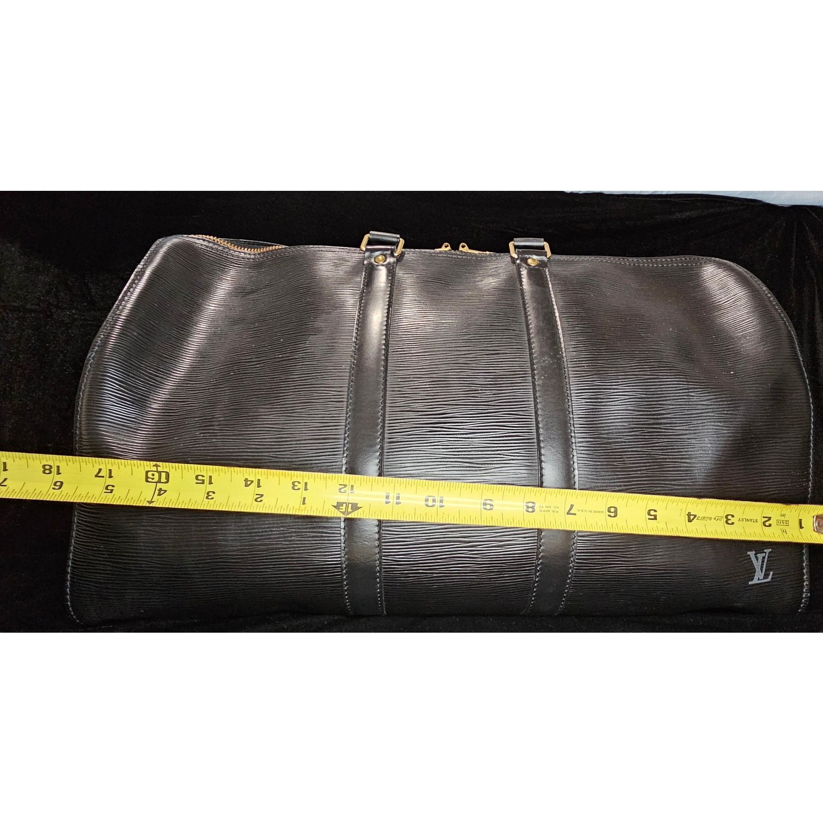 Louis Vuitton LOUIS VUITTON Epi Keepall 45 Boston Bag Black Size ONE SIZE - 8 Thumbnail