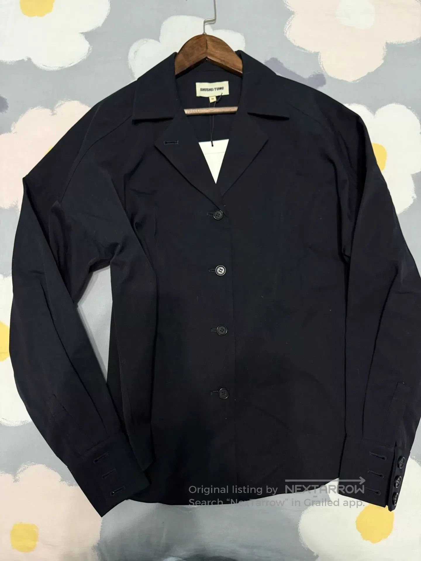 Shushu/Tong Black Casual Blazer by Shu Shu Tong. Size XL / US 12-14 / IT 48-50 - 2 Thumbnail