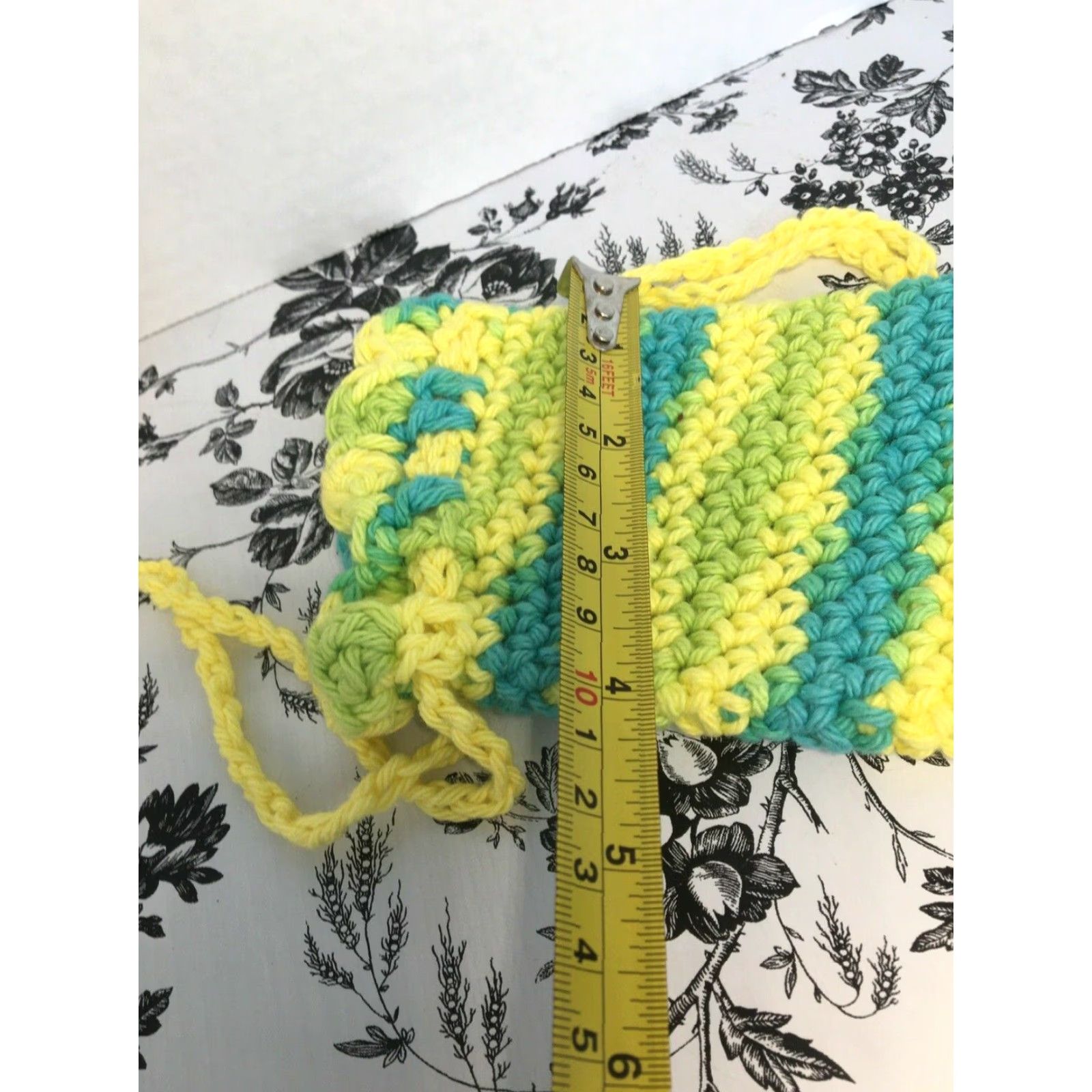 Greats Handmade Crochet Small Bag Great For Cellphone Money Keys Pouch Size ONE SIZE - 8 Thumbnail