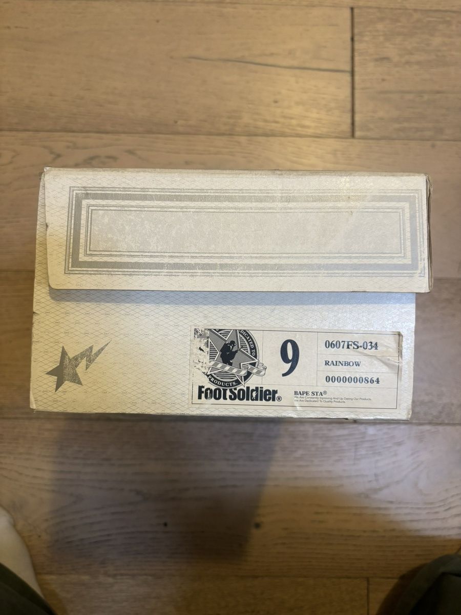 Bape Bape Roadsta 'Rainbow' (2006) Size US 9.5 / EU 42-43 - 19 Thumbnail