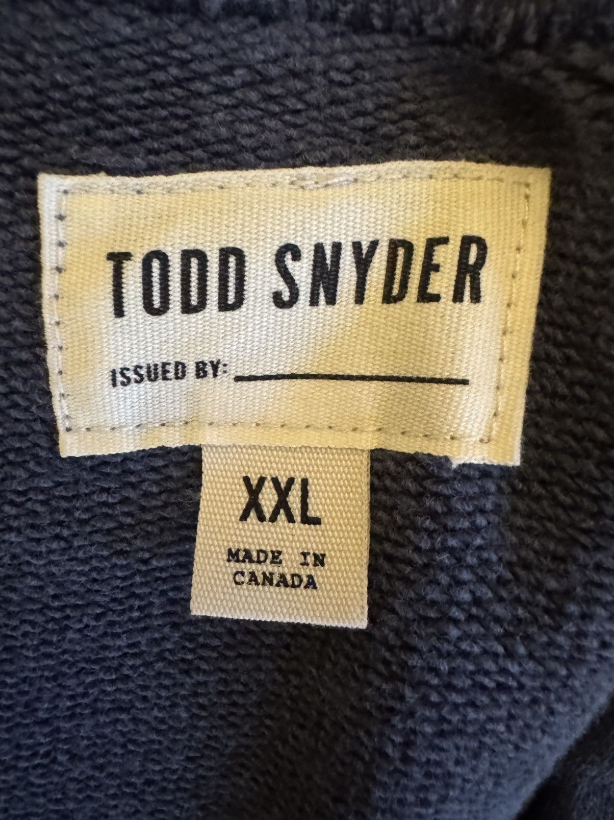 Todd Snyder Todd Snyder The Garmet Dyed Blue Cardigan Sweatshirt, NEW Size US XXL / EU 58 / 5 - 5 Thumbnail