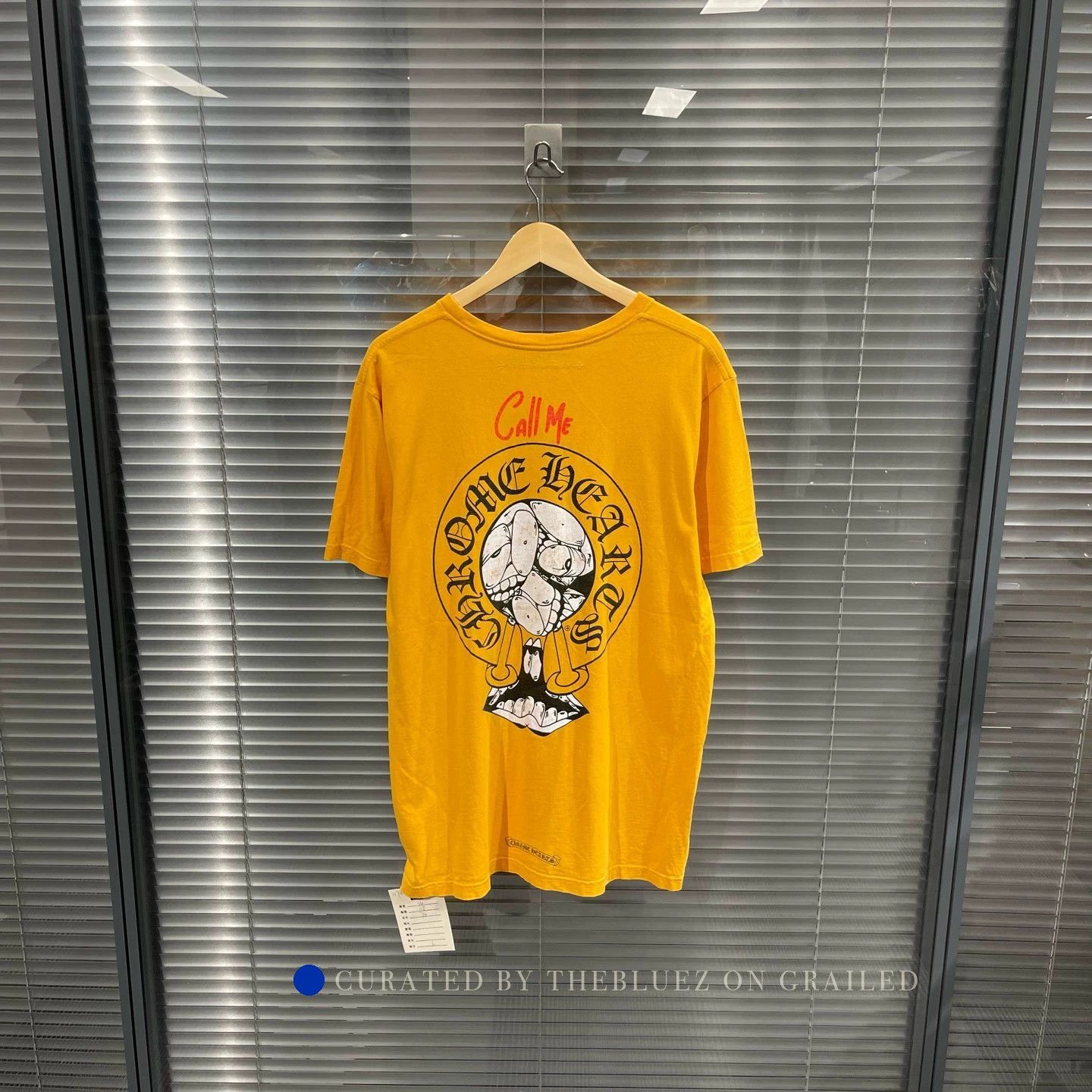 Chrome Hearts Vintage Yellow Graffiti Graphic Tee Size US L / EU 52-54 / 3 - 1 Thumbnail