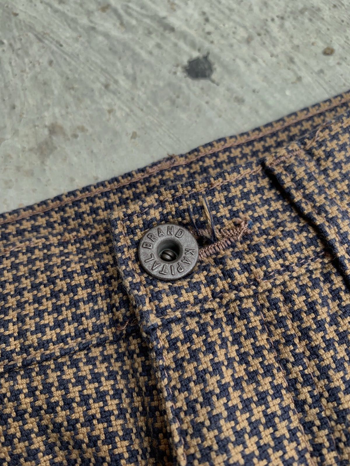 Kapital Kountry Flared Houndstooth Trousers Size US 32 / EU 48 - 5 Thumbnail