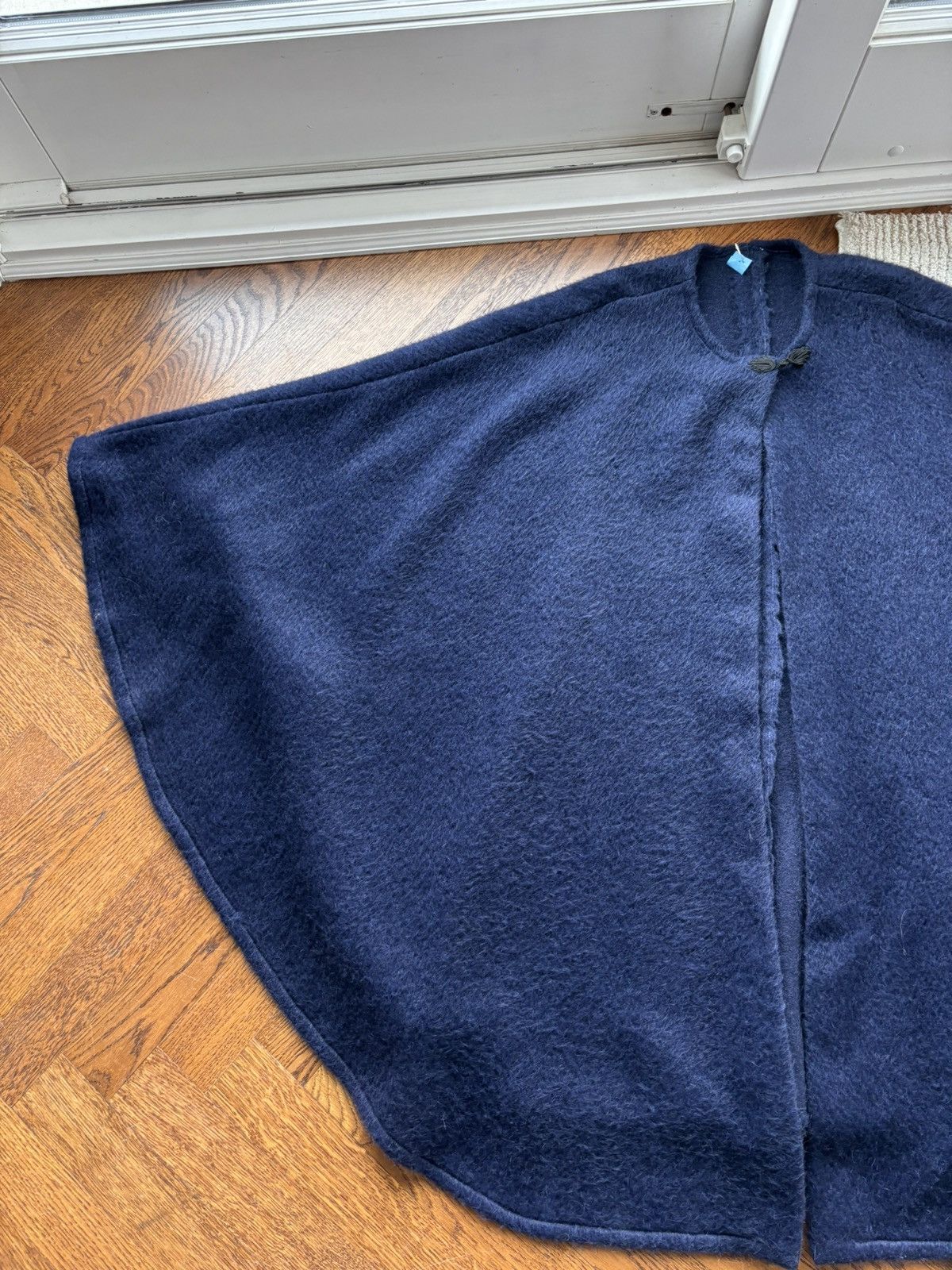 Vintage True Vintage Wool Cape Mohair Shawl British Police 1960s Size L / US 10 / IT 46 - 6 Thumbnail
