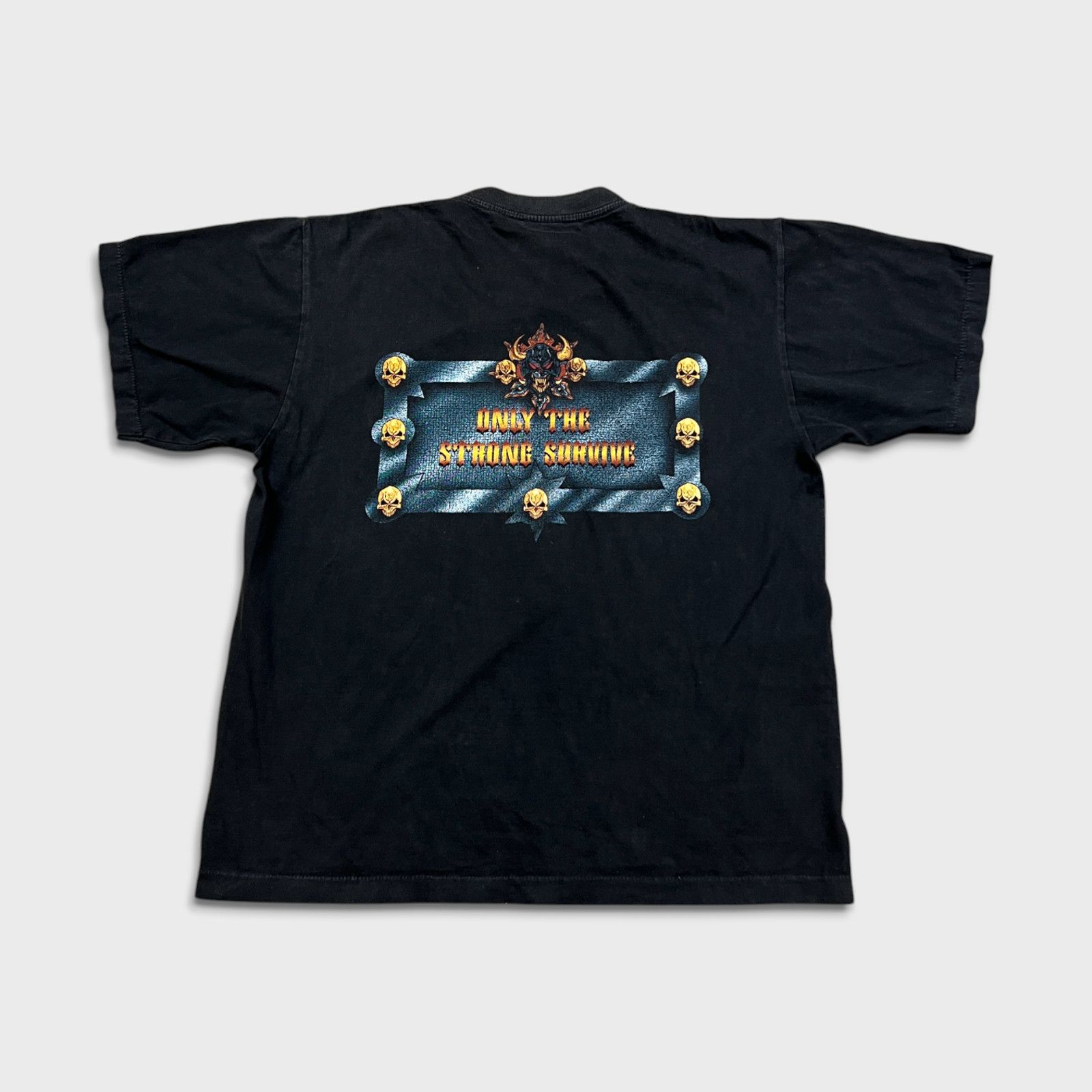 Harley Davidson × Vintage 90s Truckers Only T Shirt Large 3D Emblem Drivin Away Tee Size US L / EU 52-54 / 3 - 6 Thumbnail
