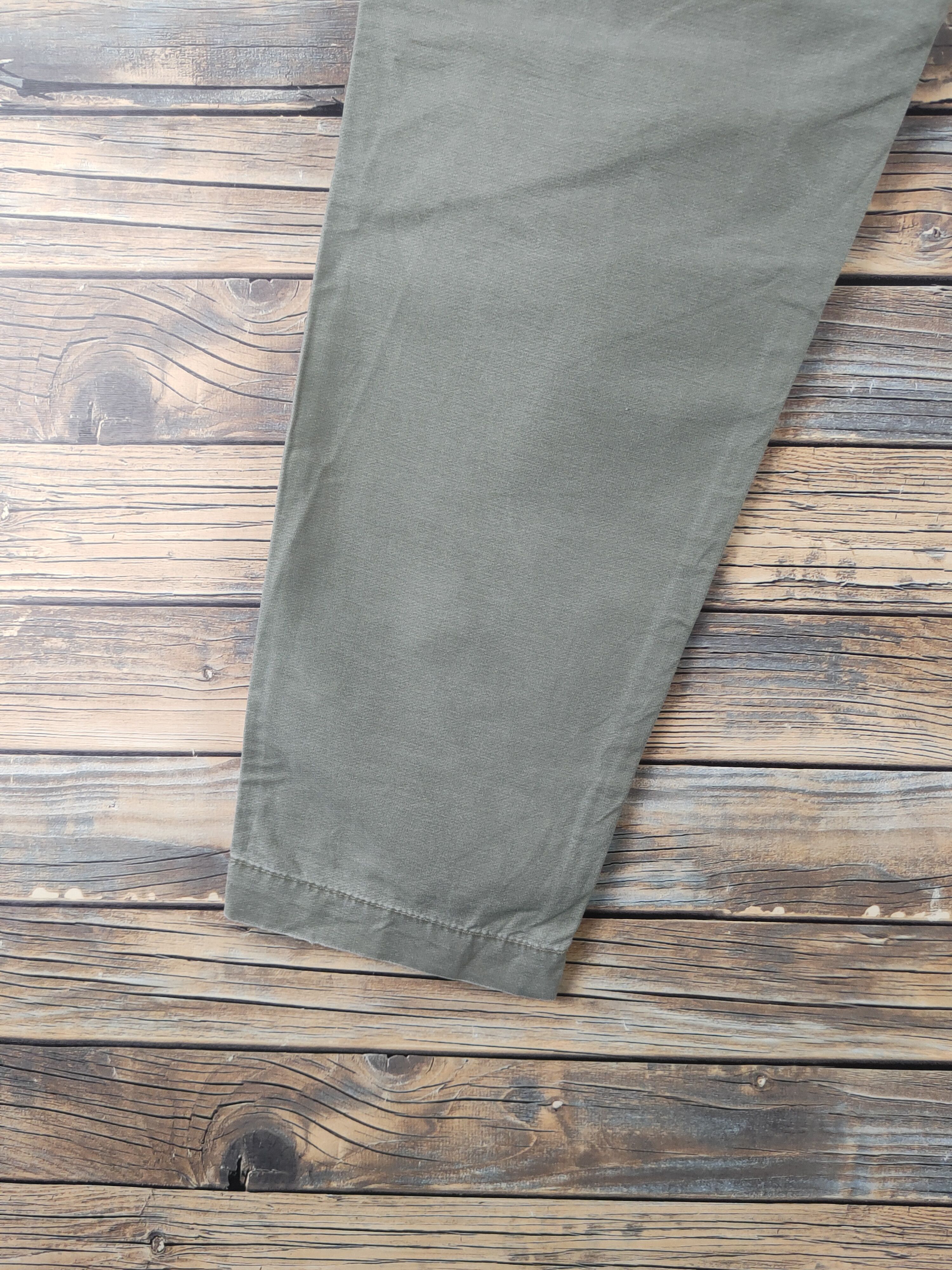 Japanese Brand DLL Global Work Army Green Multipocket Cargo Pants #1912 Size US 30 / EU 46 - 9 Thumbnail