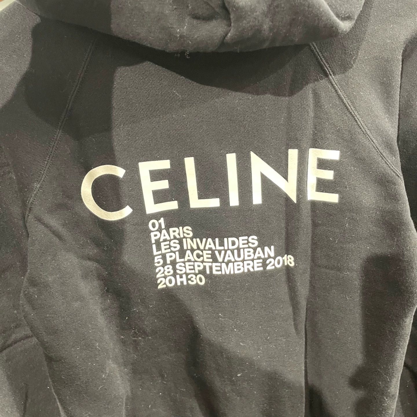 Celine Celine hoodie back slogan print xs 99 new Size US XS / EU 42 / 0 - 3 Thumbnail