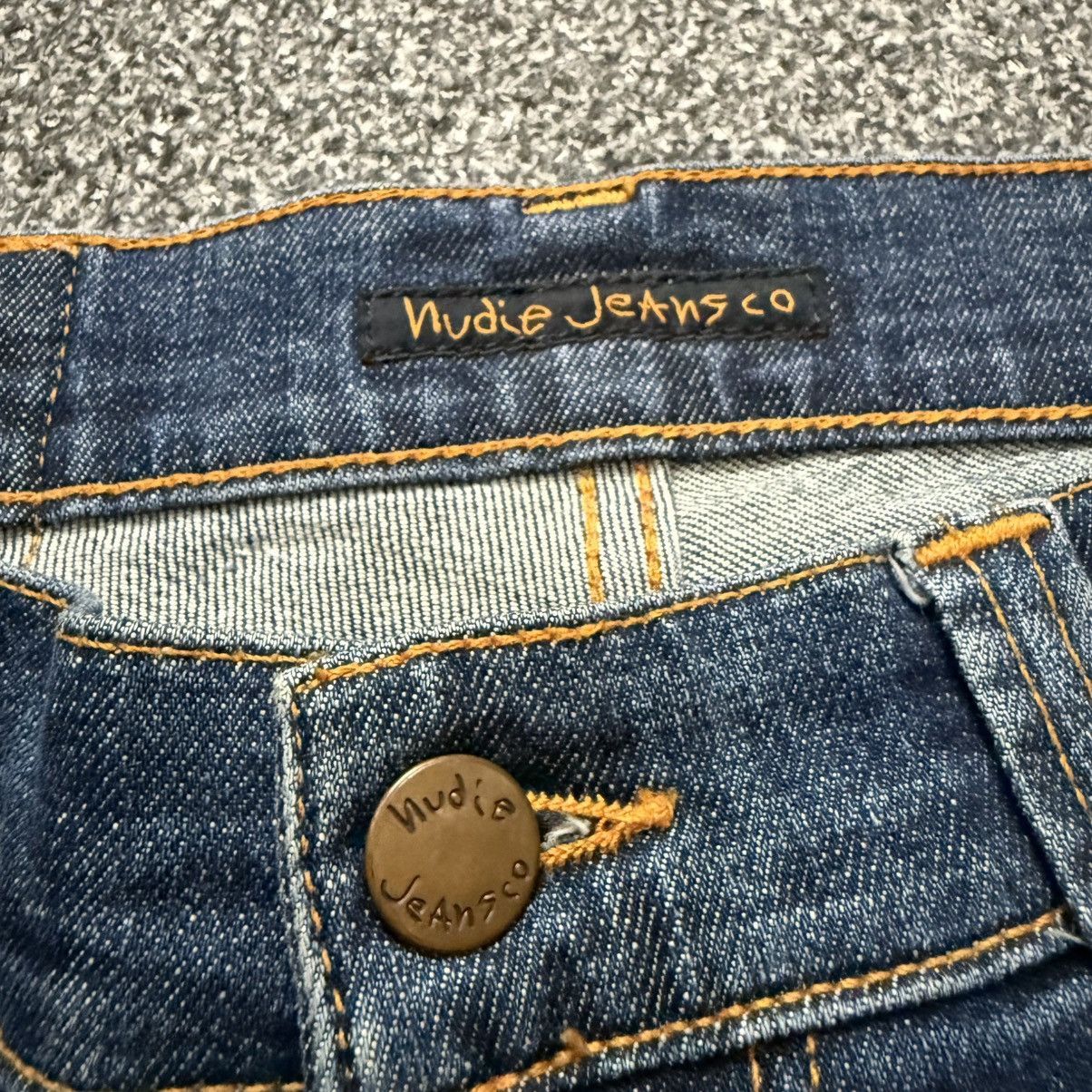Japanese Brand 🔥🔥🇯🇵 Nudie Organic Dusk Indigo Seditionaries Jeans Size US 30 / EU 46 - 10 Thumbnail