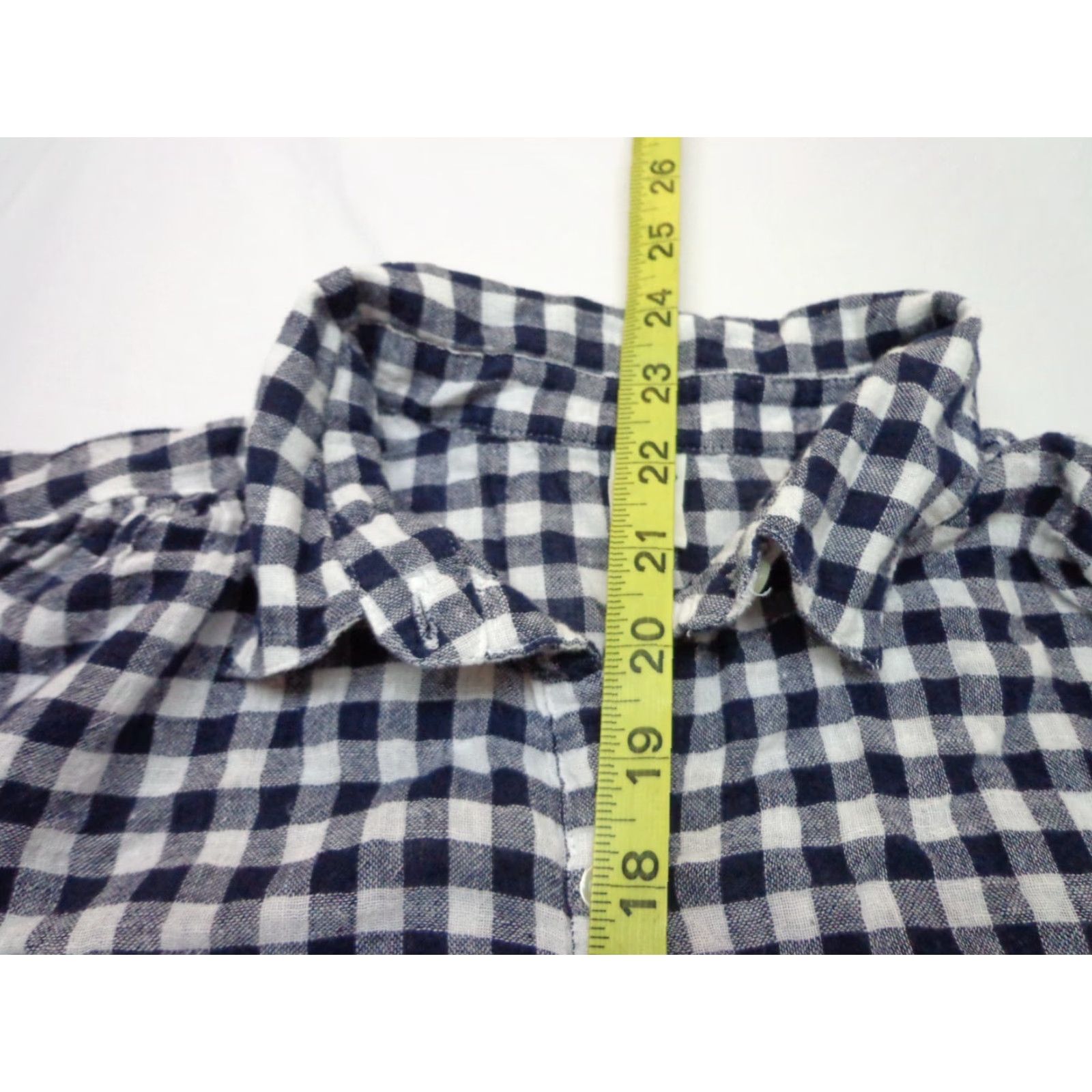Old Navy Old Navy Women's Small Shirt Check Button Down Collared Sleeveless Size S / US 4 / IT 40 - 5 Thumbnail