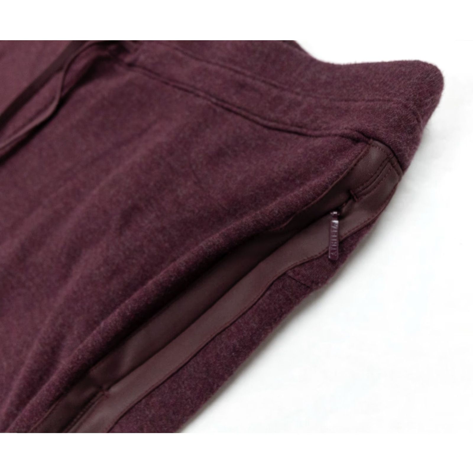Athleta Athleta Womens Small Burgundy Jogger Pants Activewear Ladies Casual Athleisure Size 28" / US 6 / IT 42 - 5 Thumbnail