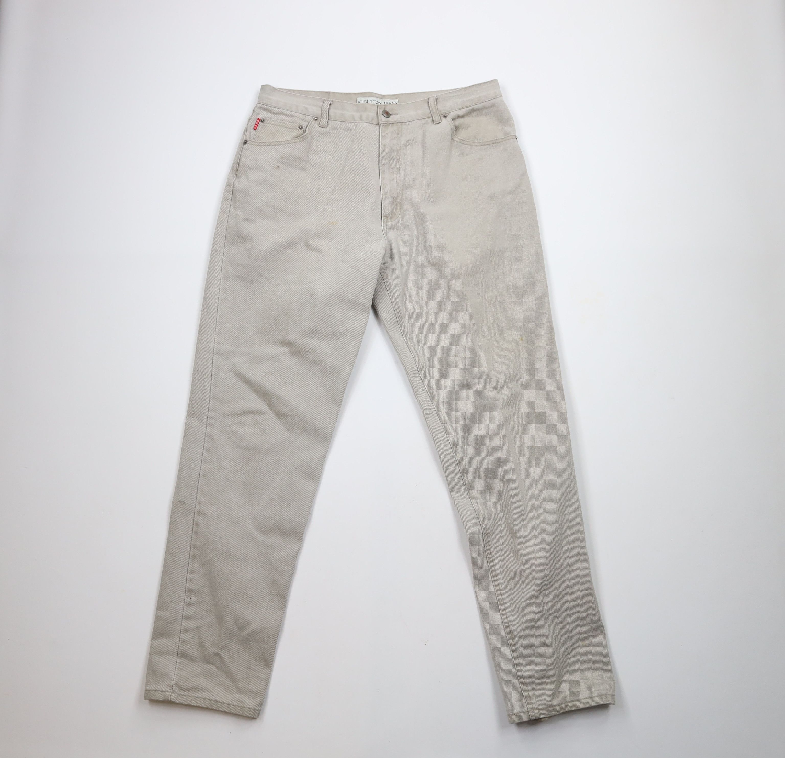 Vintage Vintage 90s Streetwear Loose Fit Tapered Leg Denim Jeans Size US 34 / EU 50 - 1 Thumbnail