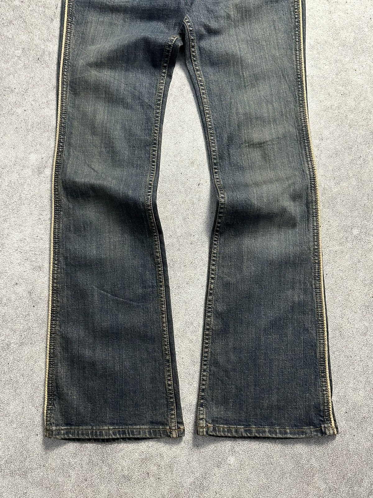 Tornado Mart 90s Multipocket Flared Mud Wash Low Rise Denim Jeans Size US 29 - 2 Thumbnail