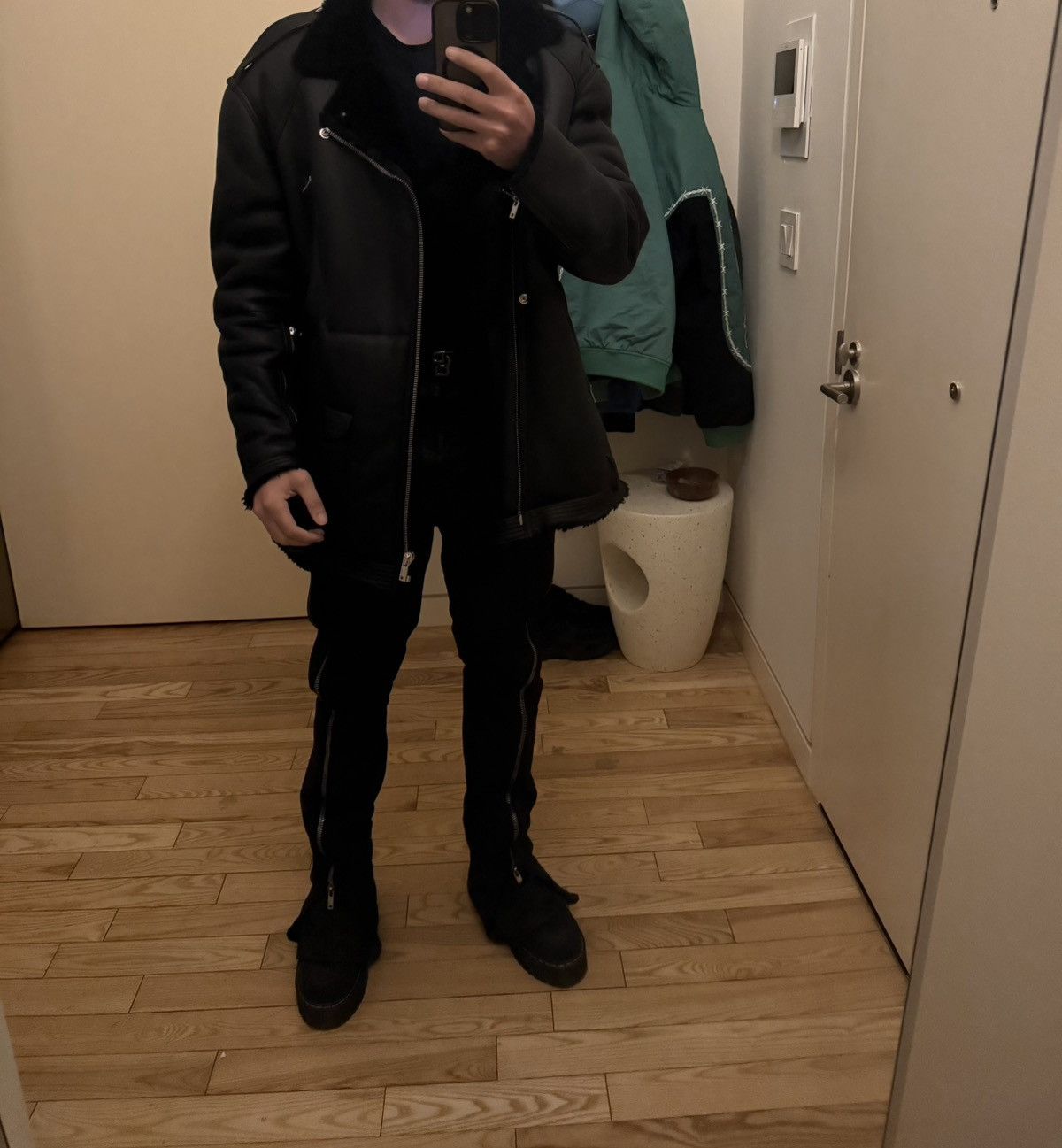 Rick Owens Rick Owens Jumbo Luke Stooges Shearling Coat Size US M / EU 48-50 / 2 - 5 Thumbnail