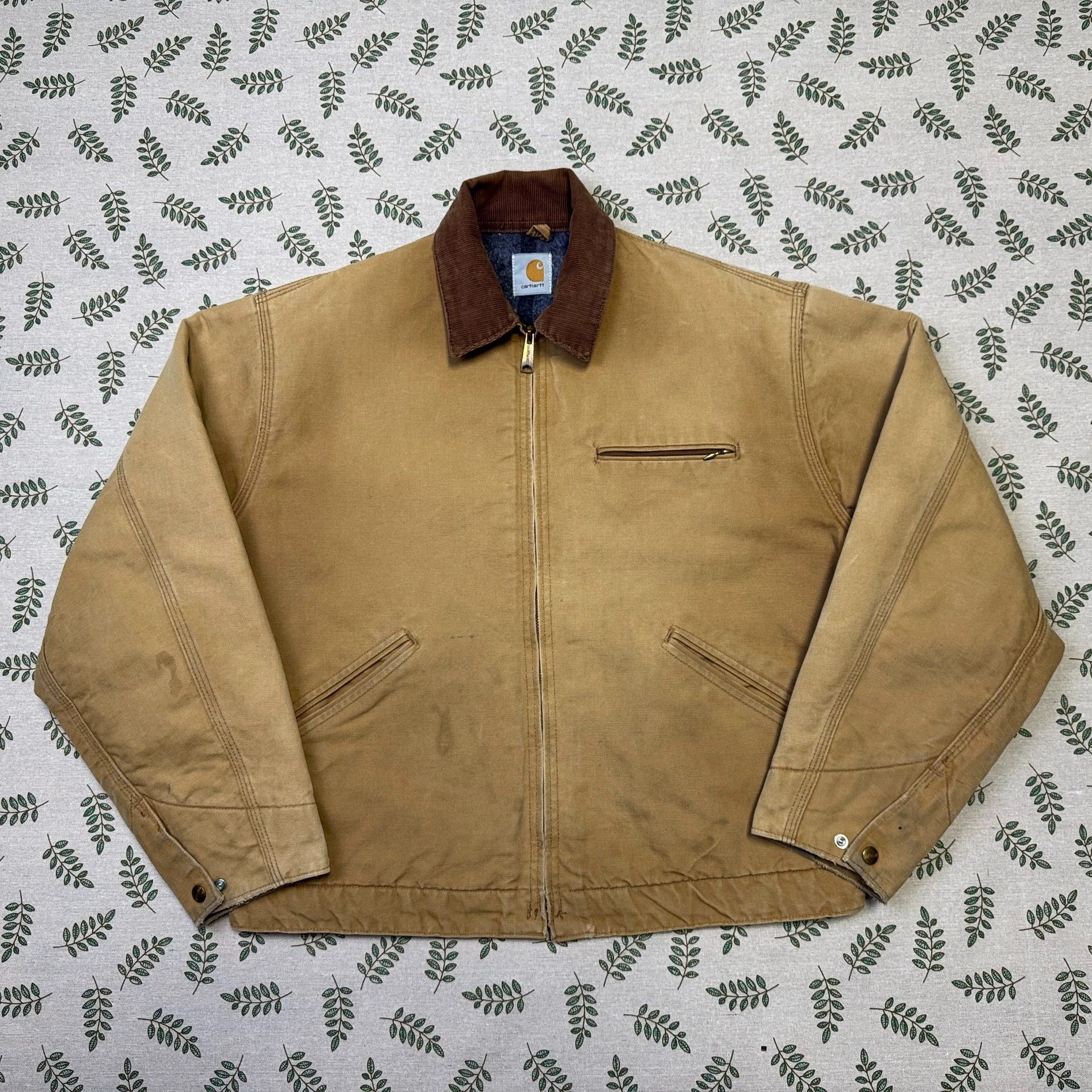 Carhartt Vintage Carhartt 6BLJ Detroit Jacket Brown 44/L Size US L / EU 52-54 / 3 - 2 Thumbnail