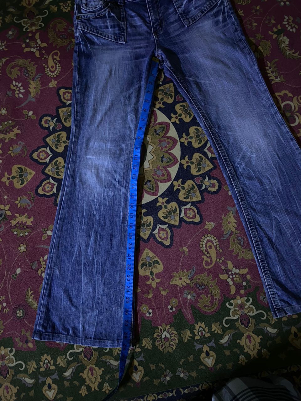 Hysteric Glamour Vintage Japanese Brand Super Flare Lightning Style Denim Size US 30 / EU 46 - 14 Thumbnail