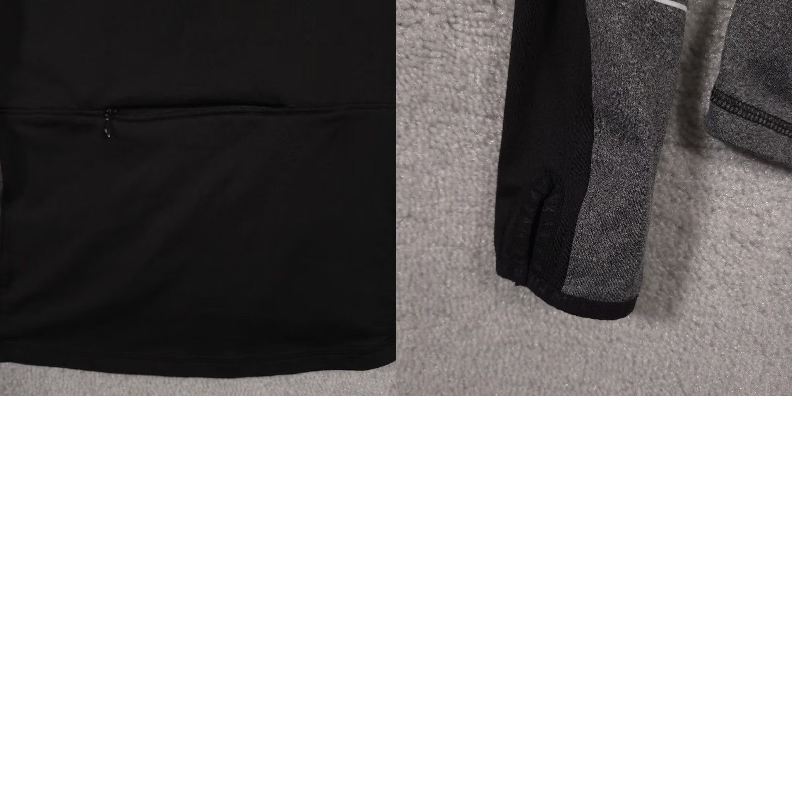 Pinko PINK Victoria's Secret Pullover Womens XS Black Ultimate Quarter Zip Love Pink Pullover Tee Shirt Hoodie? Size XS / US 0-2 / IT 36-38 - 9 Thumbnail