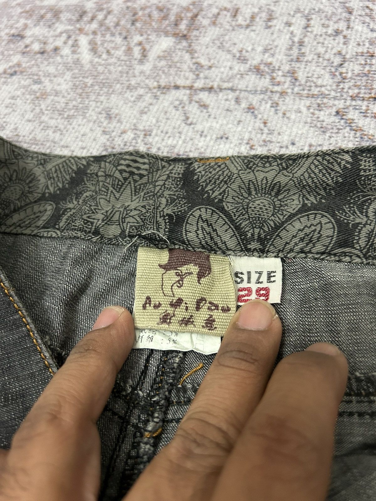 Hysteric Glamour × Japanese Brand Cargo MultiPocket Emboidered Butterfly Pants Size US 29 - 12 Thumbnail
