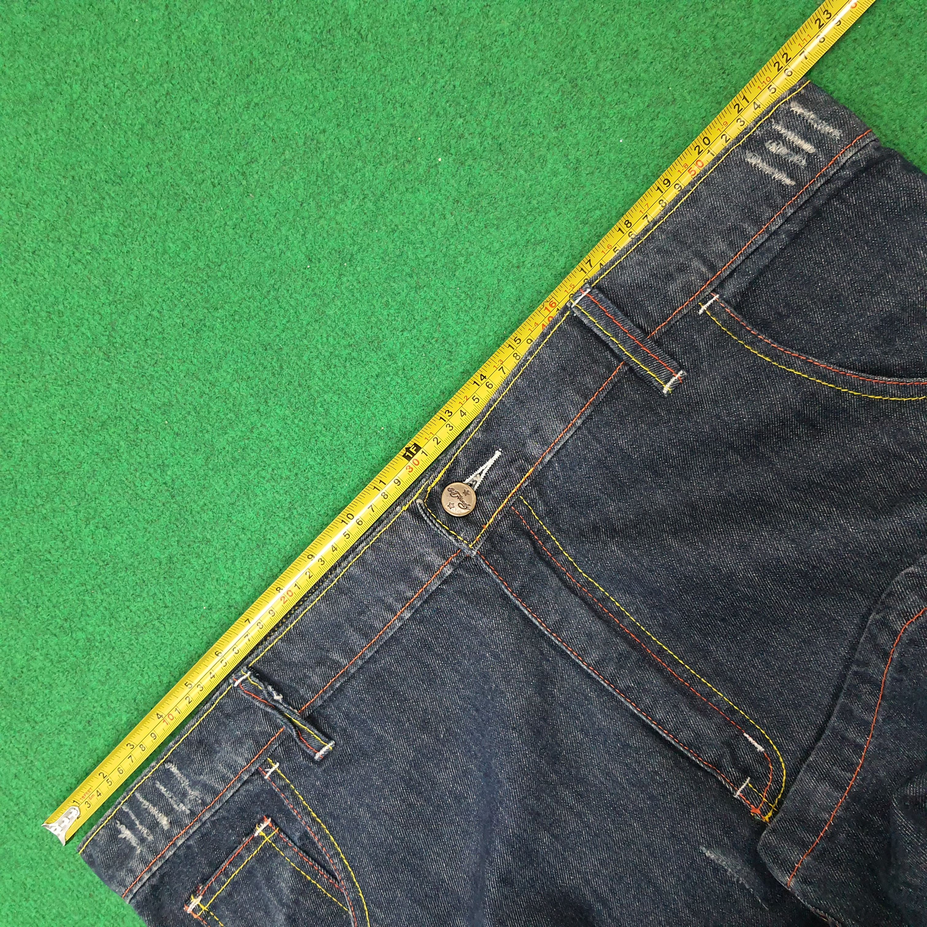 Ed Hardy Vintage Ed Hardy Skull Embroidered Custom Logo Jeans C272N18 Size US 43 - 15 Thumbnail