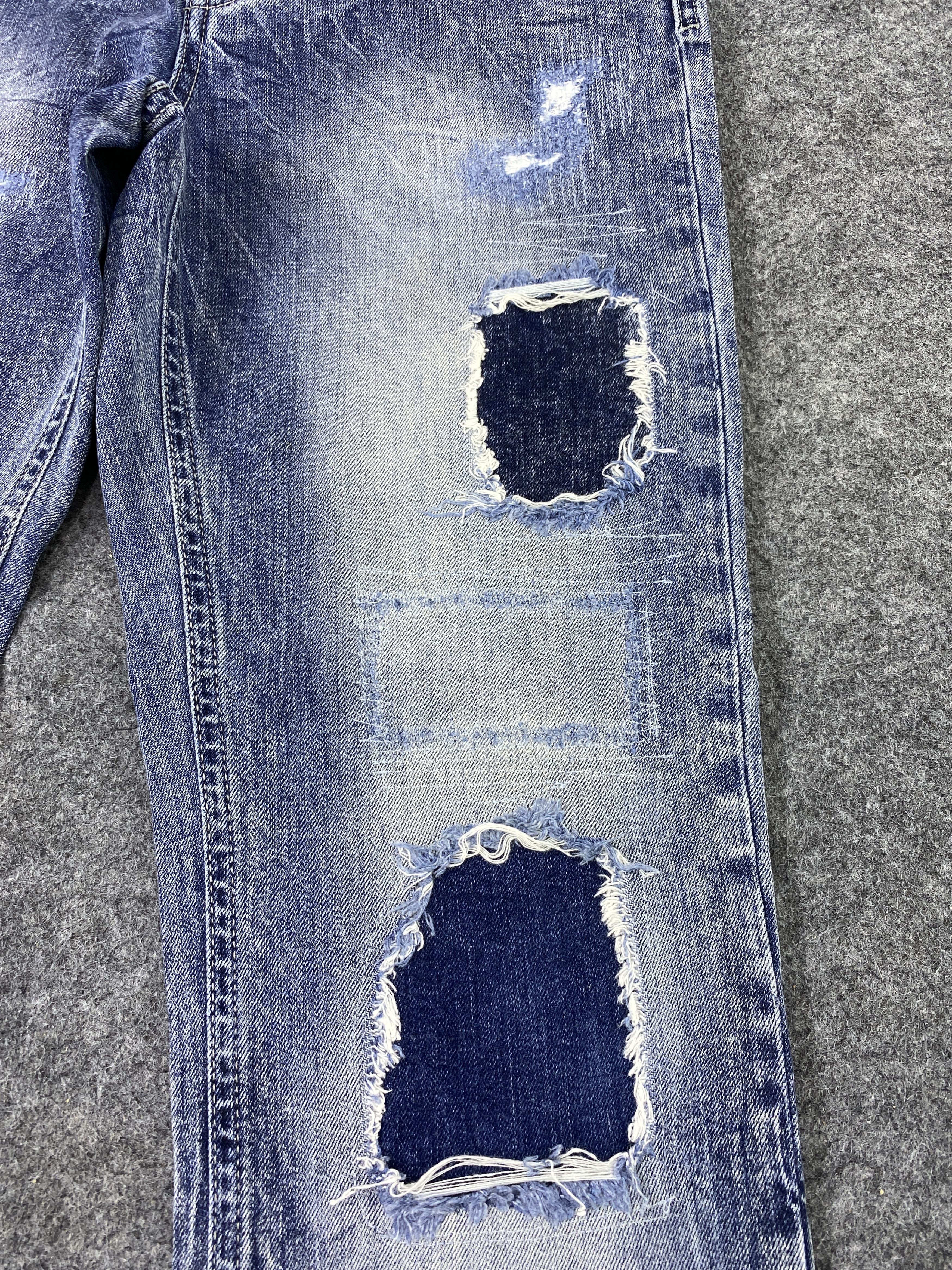 Diesel Diesel Kid Distressed Blue Wash Jeans - J1072 Size US 27 - 8 Thumbnail