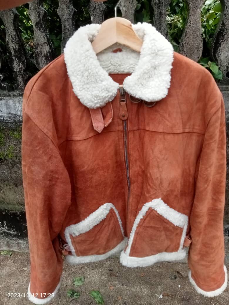 Japanese Brand Japanese Suede Sherling Leather Fur Lined Jacket Size US M / EU 48-50 / 2 - 13 Thumbnail