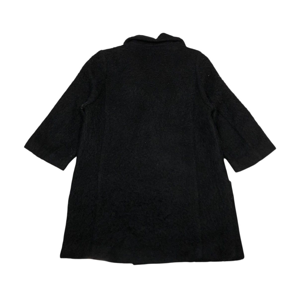Diesel 🔥RICH BLACK MOHAIR LONG JACKET DOUBLE BREAST DIESEL Size US XXS / EU 40 - 2 Thumbnail