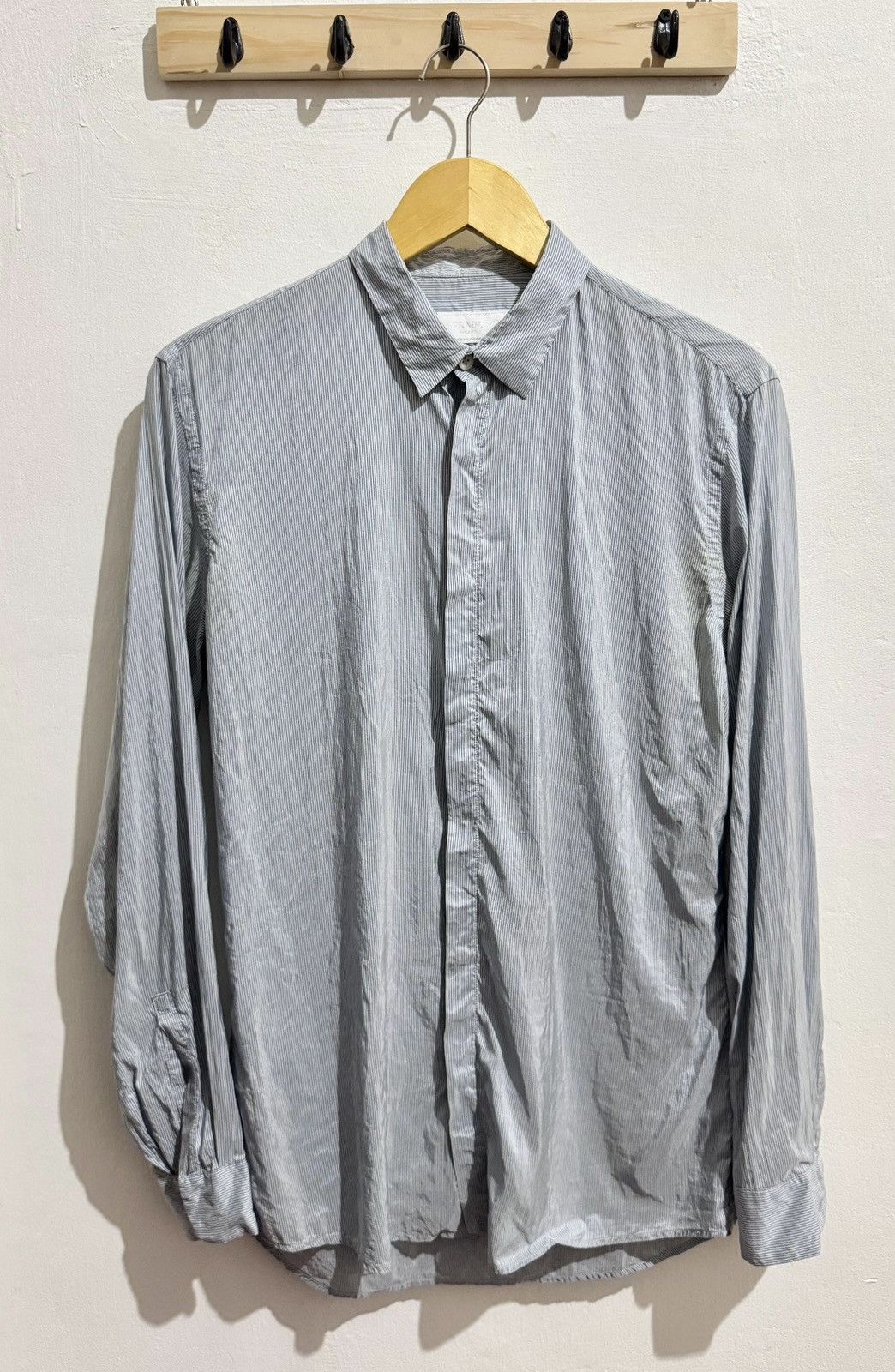Prada Prada hidden button stripe shirt Size US M / EU 48-50 / 2 - 1 Thumbnail