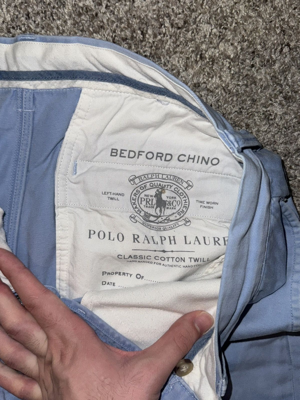 Polo Ralph Lauren Polo Ralph Lauren “Bedford” Chino–Harbor Island Blue (32x30) Size US 32 / EU 48 - 6 Thumbnail