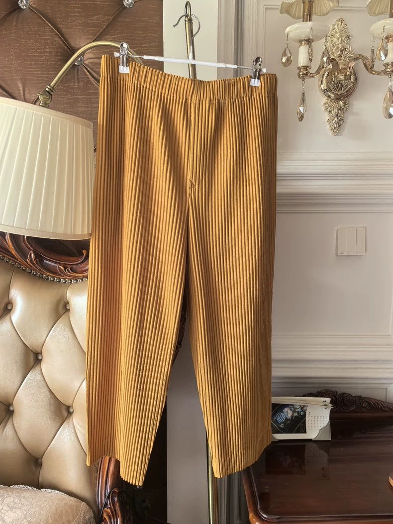 Issey Miyake Issey Miyake size:3 Orange pleated pants Size 42" / US 20 - 2 Thumbnail